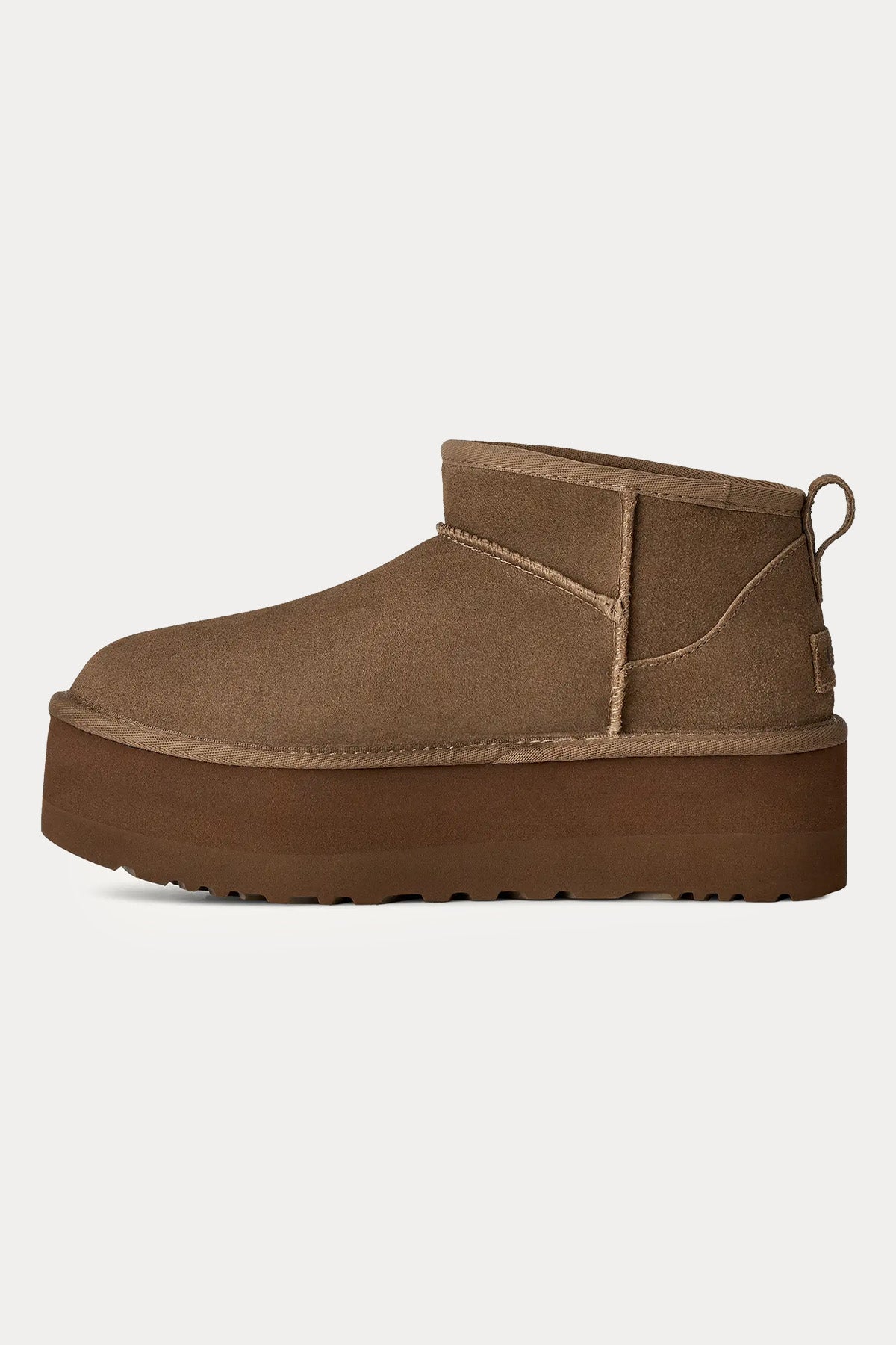 Ugg Light Bronze Classic Ultra Mini Platform Bot