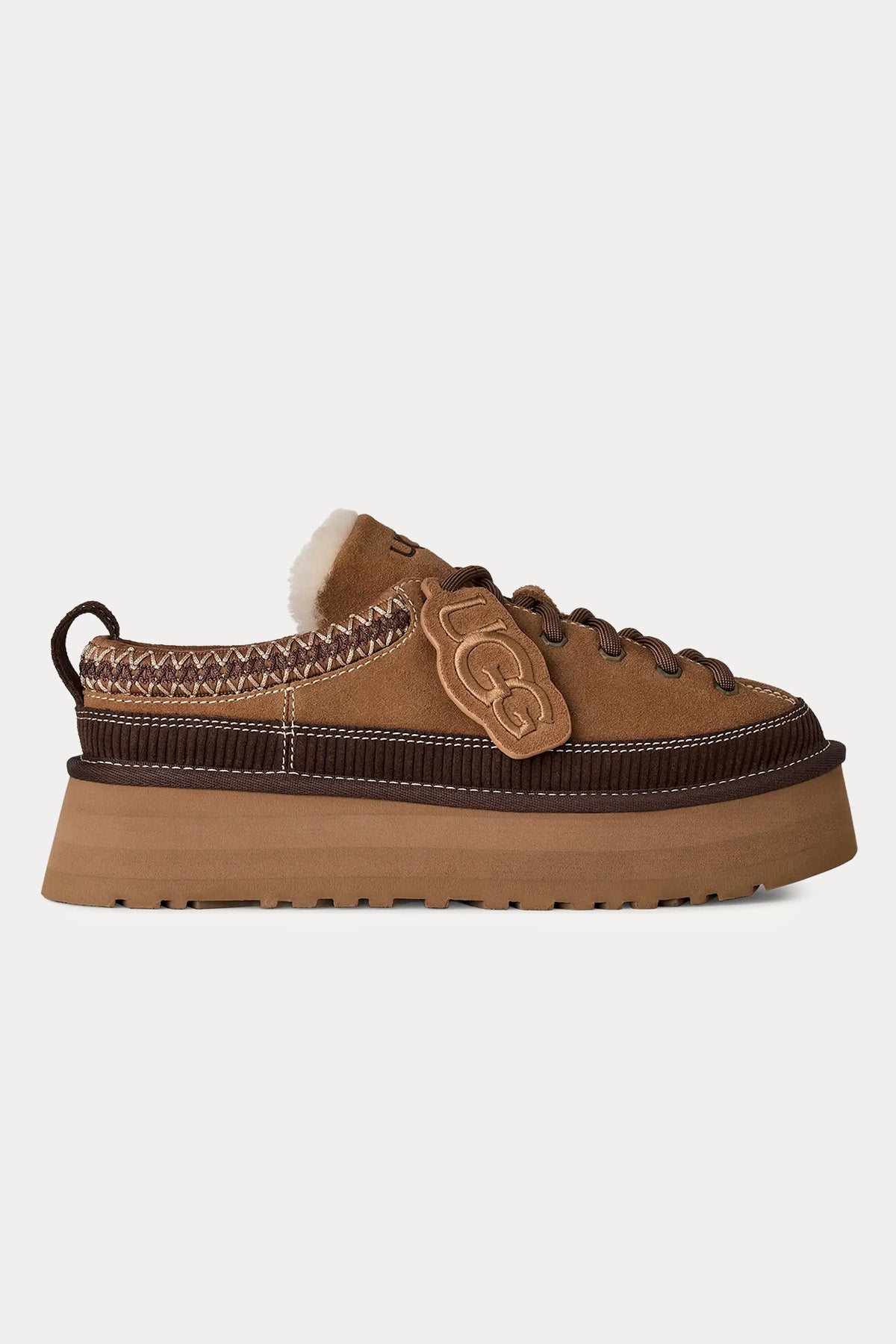 Ugg Chestnut Heritage Bağcıklı Terlik