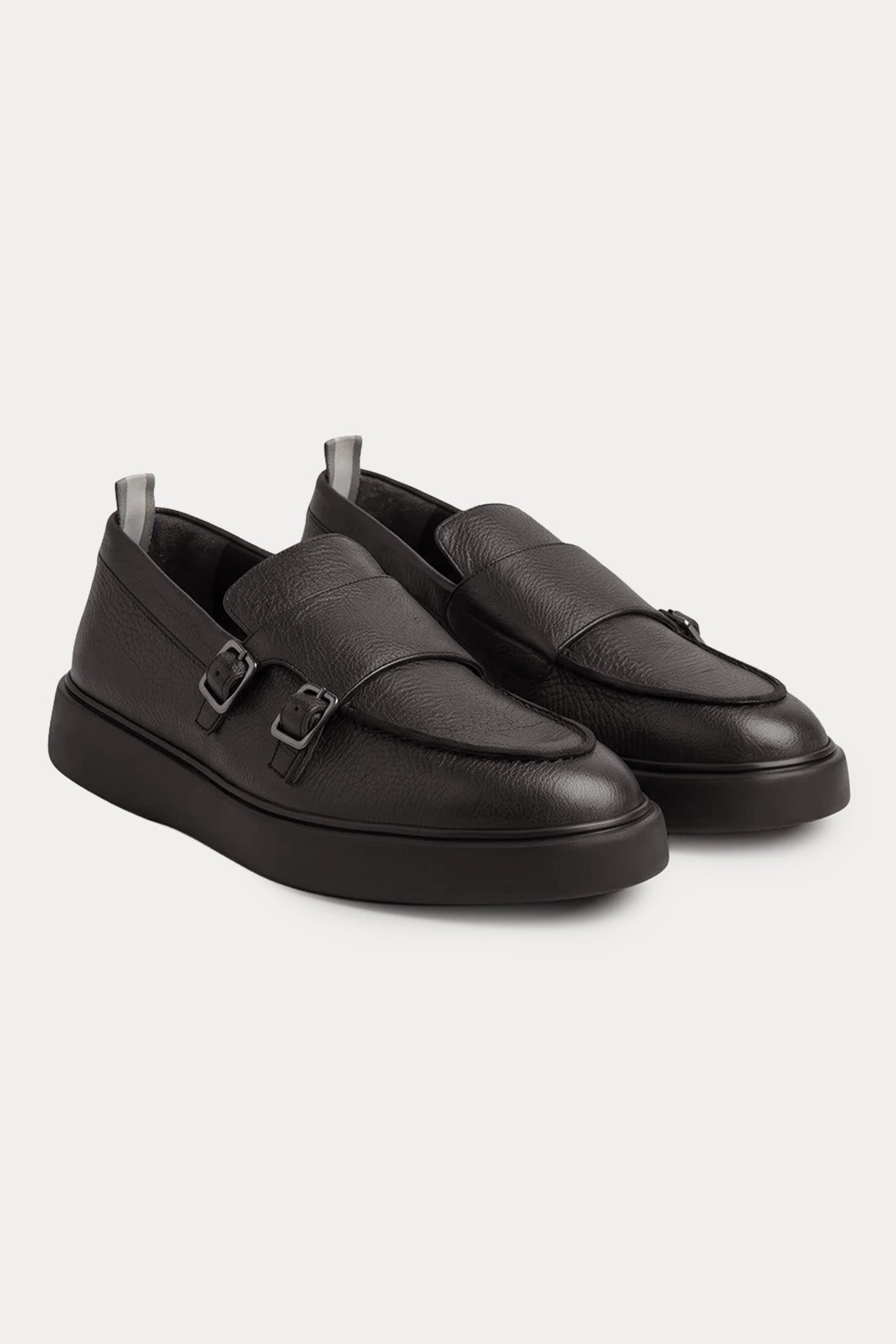 Officine Creative Frame Extralight Taban Çift Tokalı Deri Loafer Ayakkabı