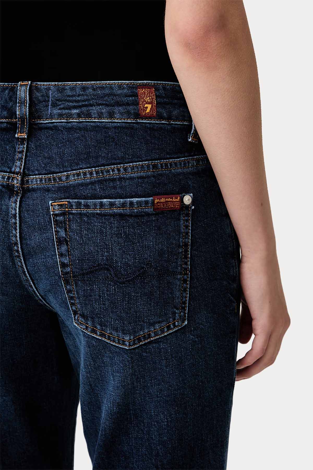7 For All Mankind Straight Fit Yıkamalı Jeans