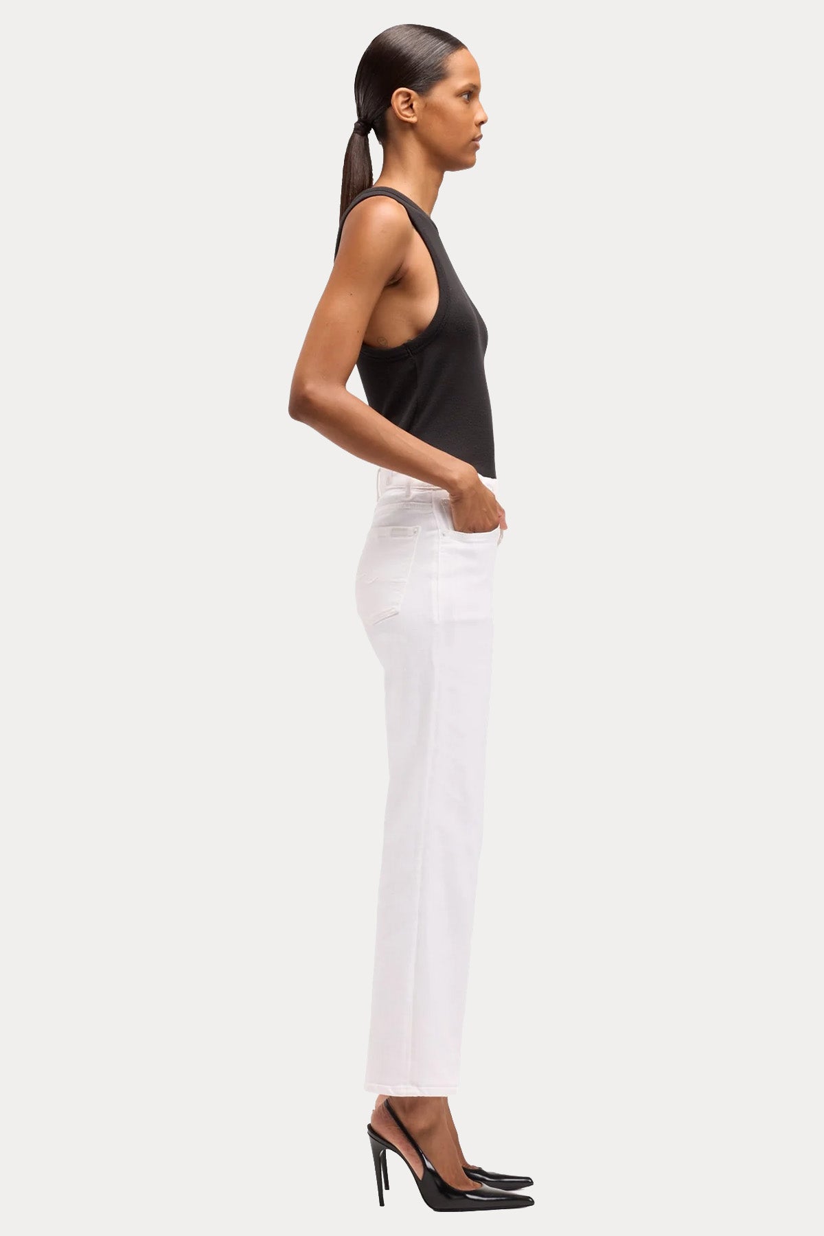 7 For All Mankind Straight Fit Streç Jeans