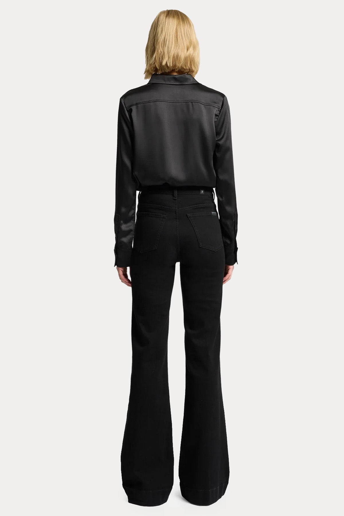 7 For All Mankind Yüksek Bel Streç Modern Dojo Jeans