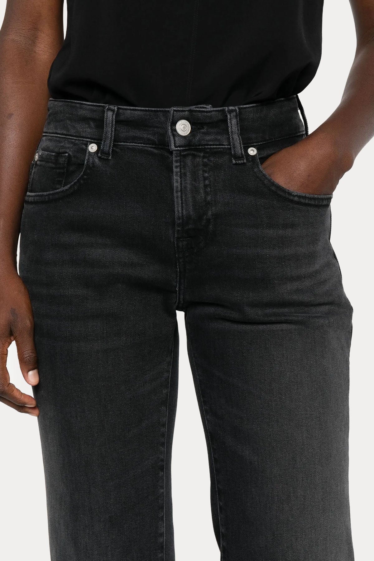 7 For All Mankind Straight Fit Streç Yıkamalı Jeans