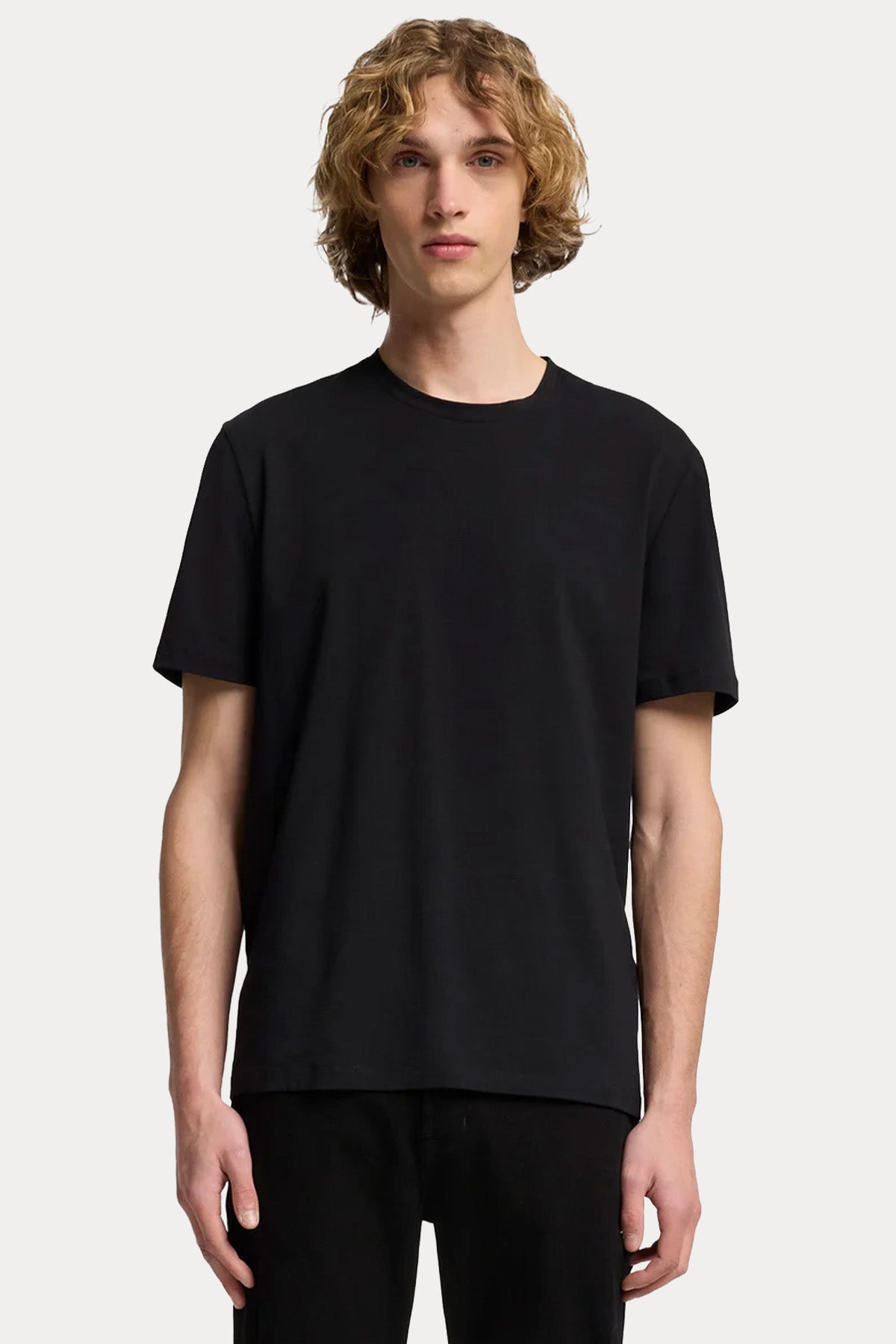 7 For All Mankind Yuvarlak Yaka Luxe Performance Streç T-shirt