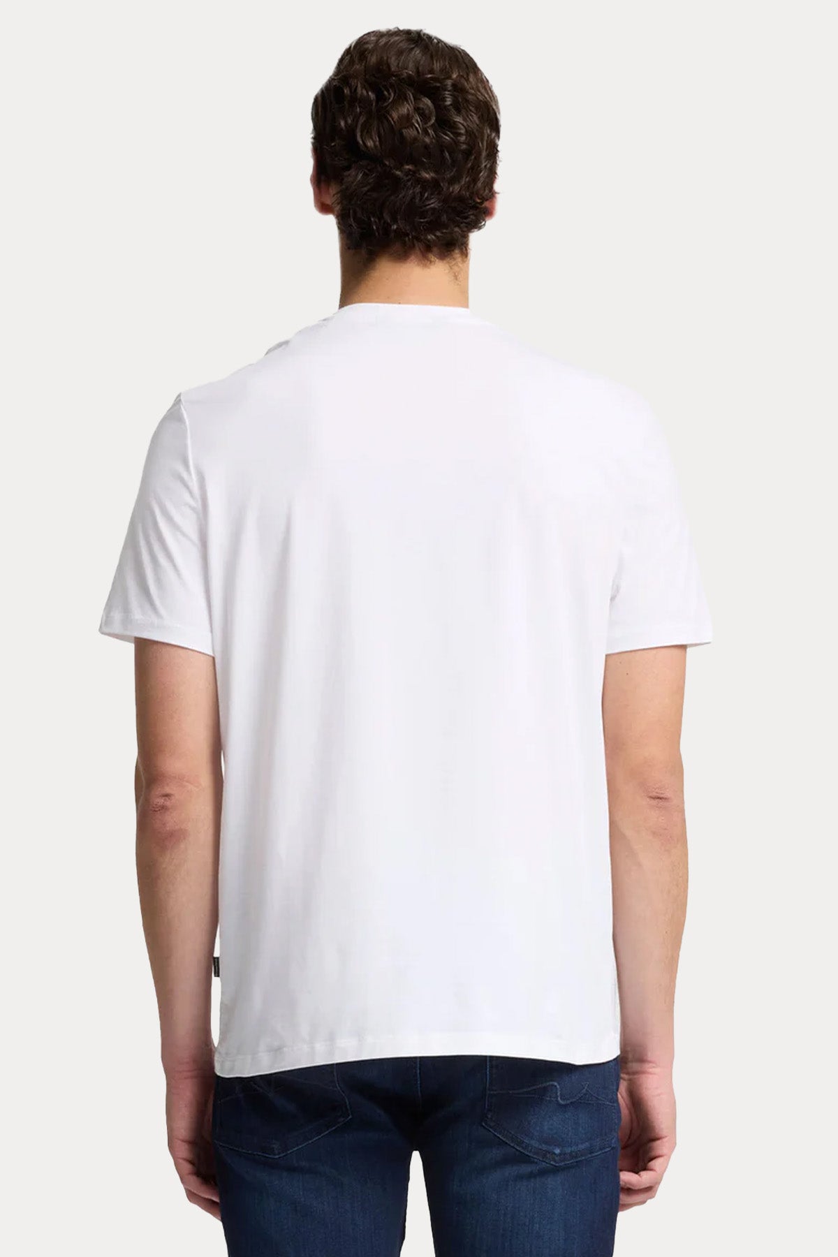 7 For All Mankind Yuvarlak Yaka Luxe Performance Streç T-shirt