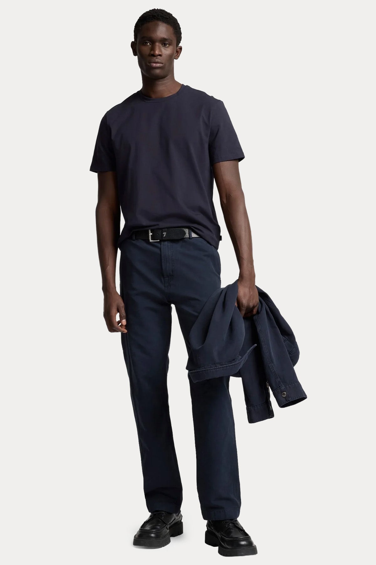 7 For All Mankind Yuvarlak Yaka Luxe Performance Streç T-shirt
