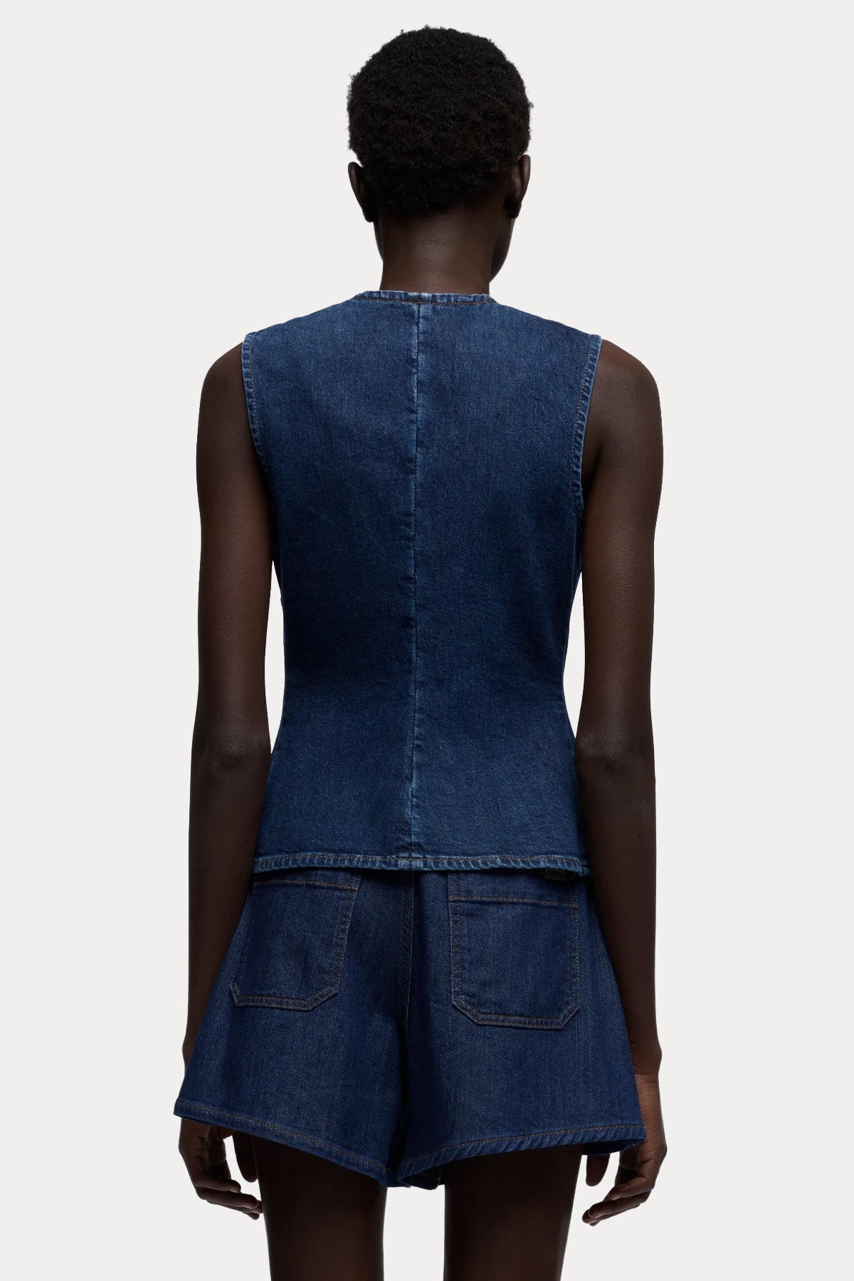 7 For All Mankind Regular Fit Denim Yelek