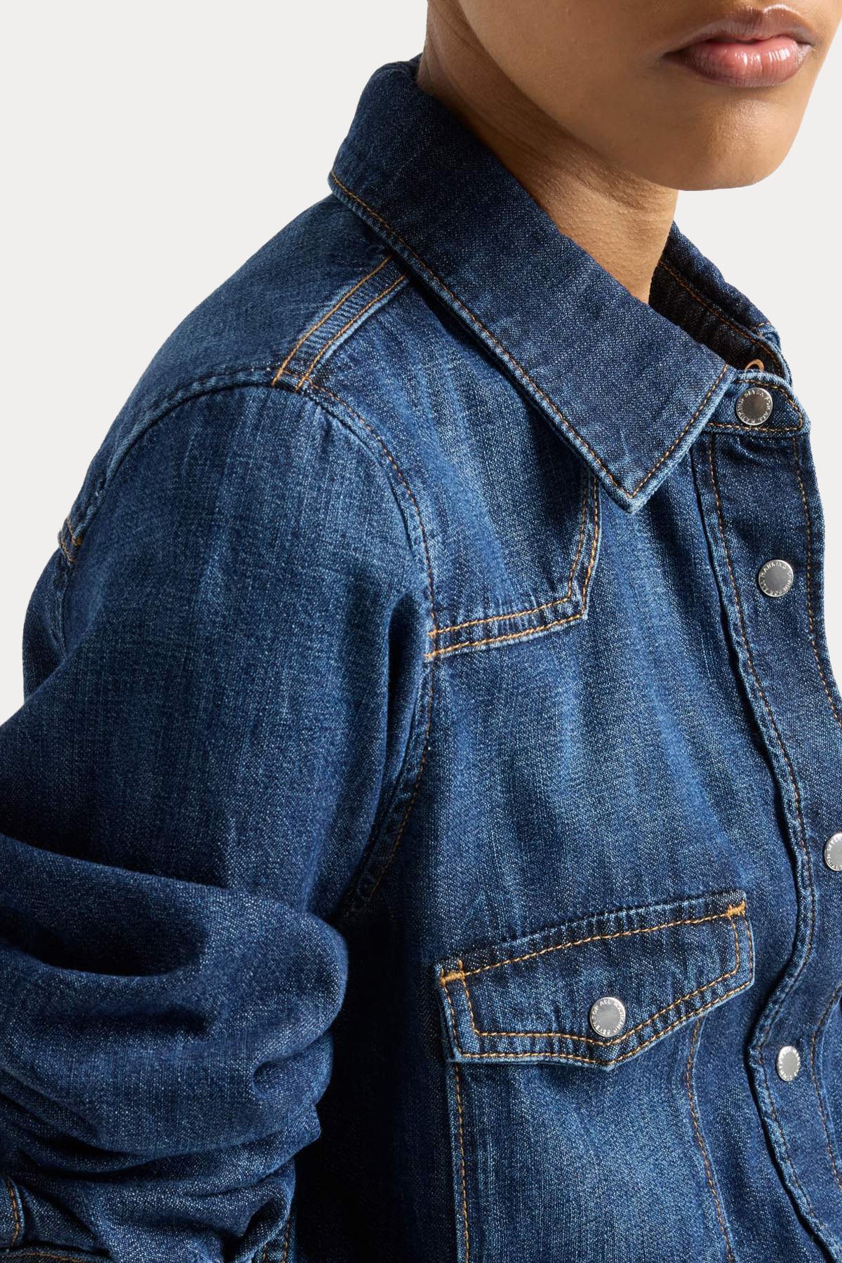 7 For All Mankind Regular Fit Denim Gömlek