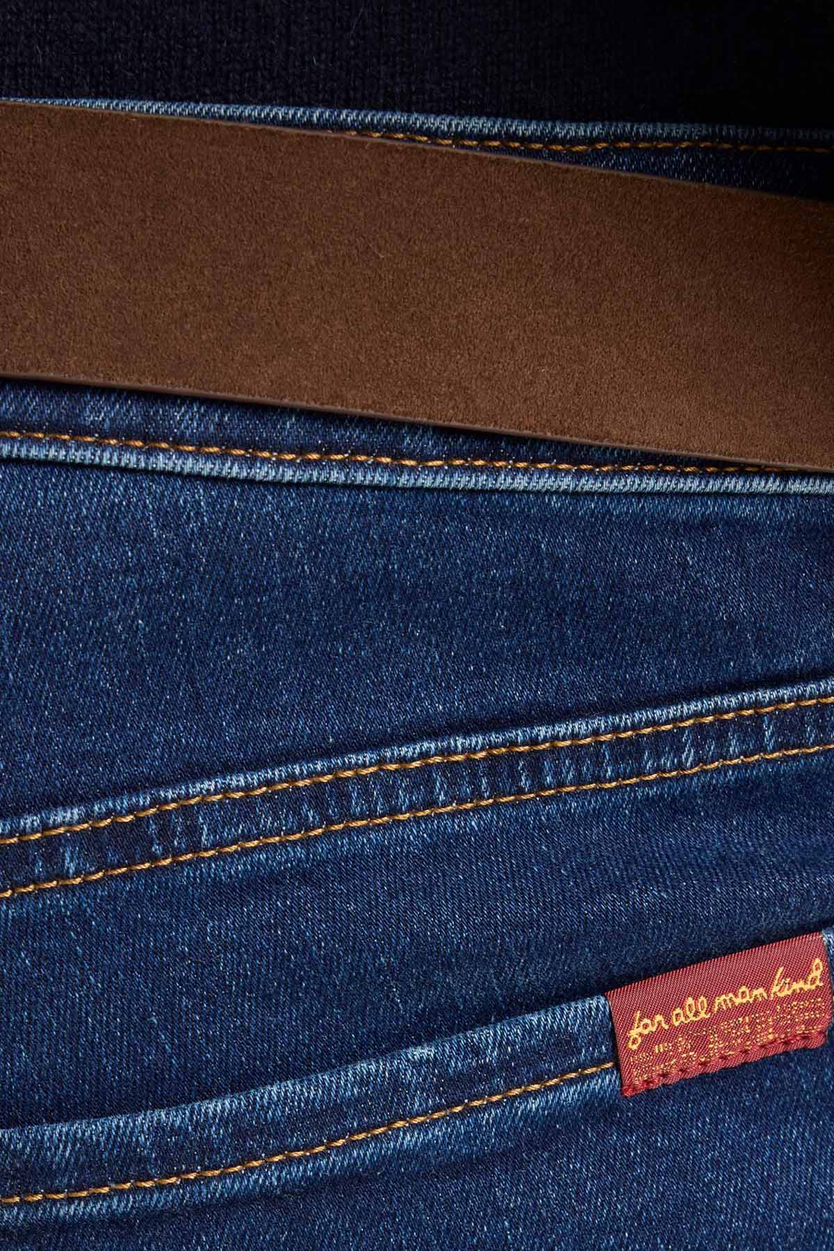 7 For All Mankind Slimmy Classic Slim Fit Yıkamalı Streç Jeans