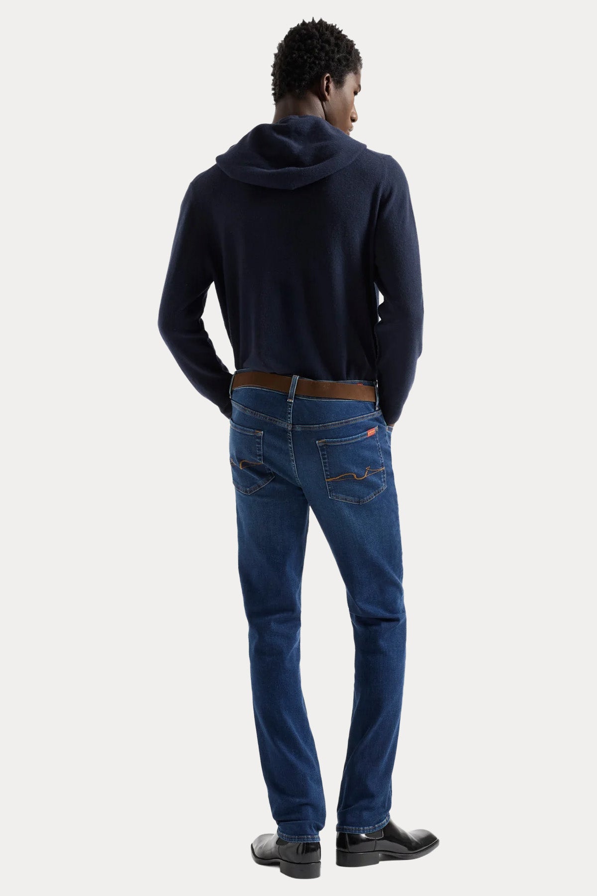 7 For All Mankind Slimmy Classic Slim Fit Yıkamalı Streç Jeans