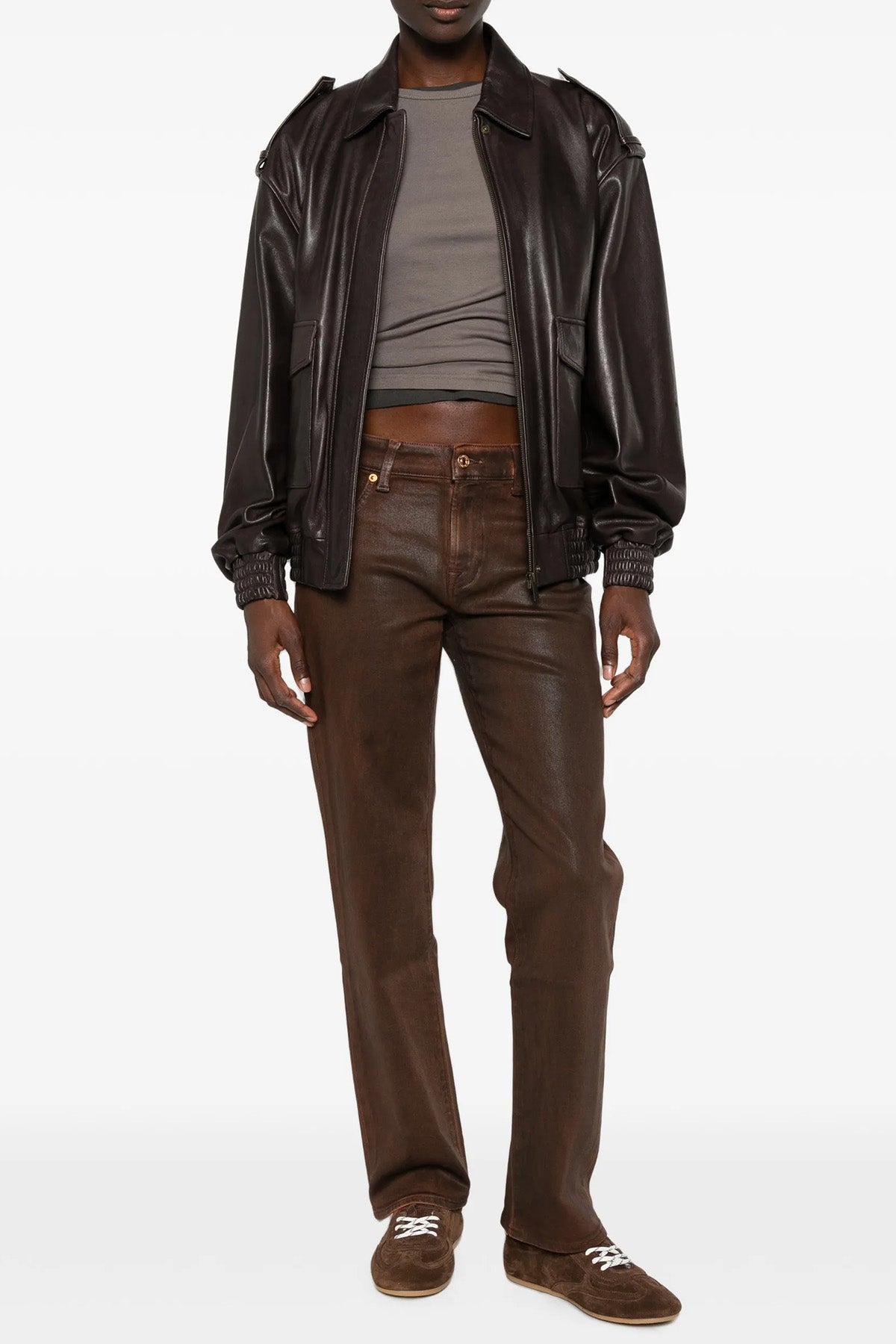 7 For All Mankind Calie Straight Fit Mumlu Kumaş Jeans
