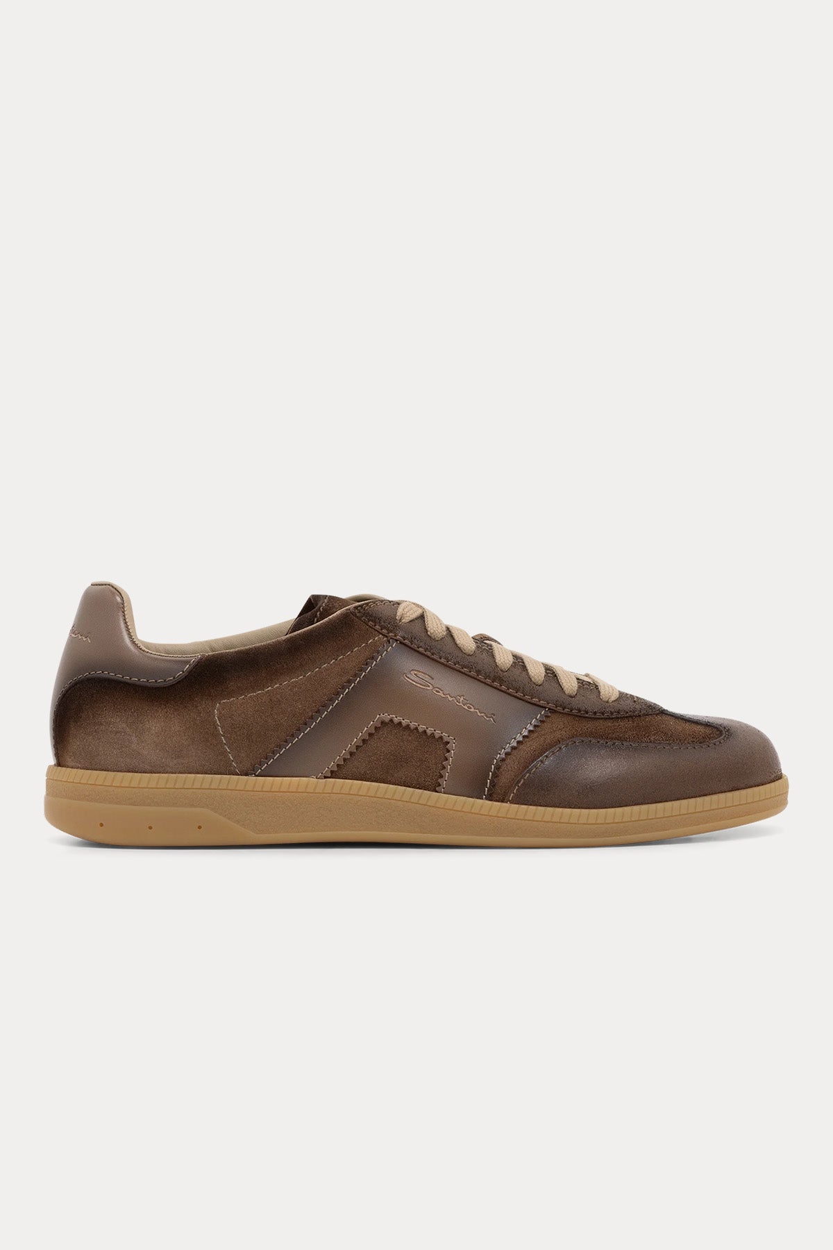 Santoni Süet Deri Sneaker Ayakkabı