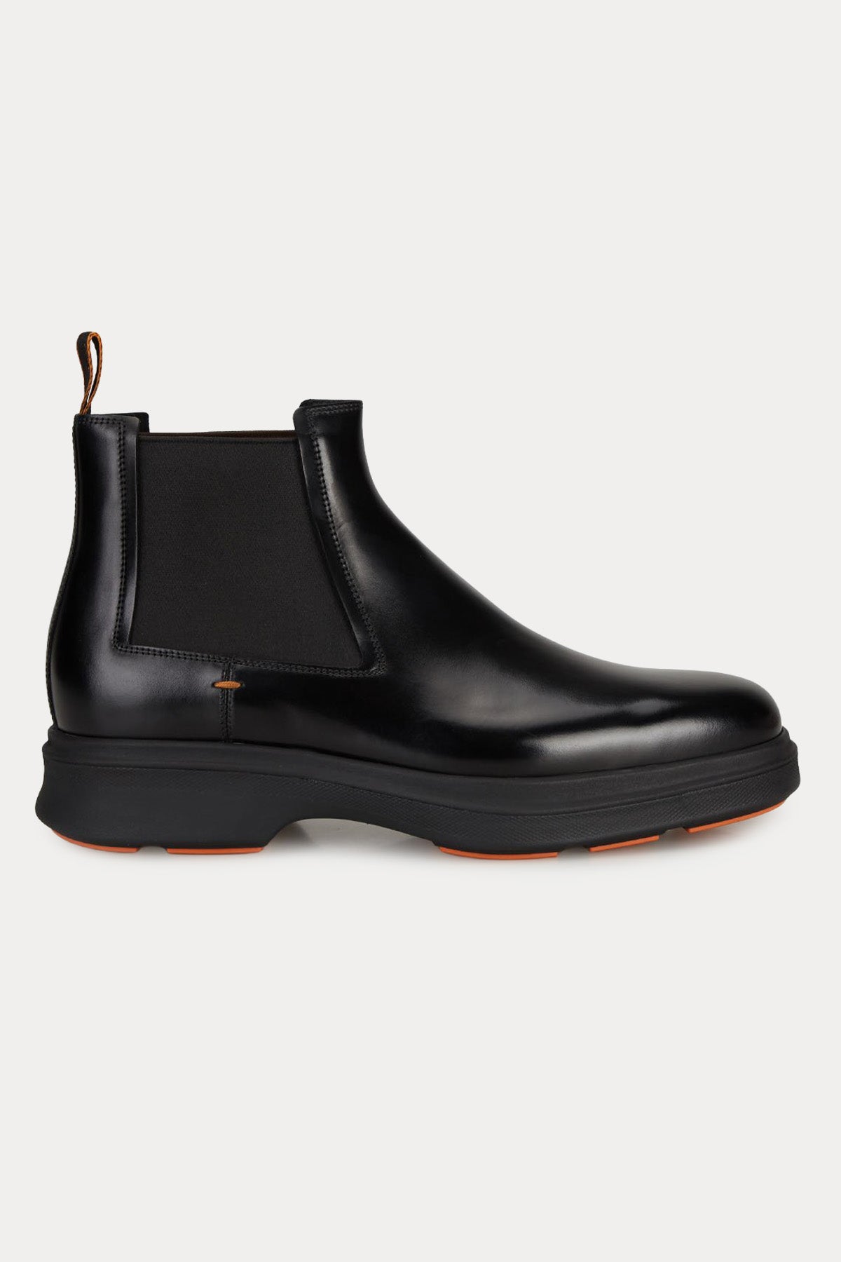 Santoni Lastik Bantlı Ultra Hafif Deri Bot