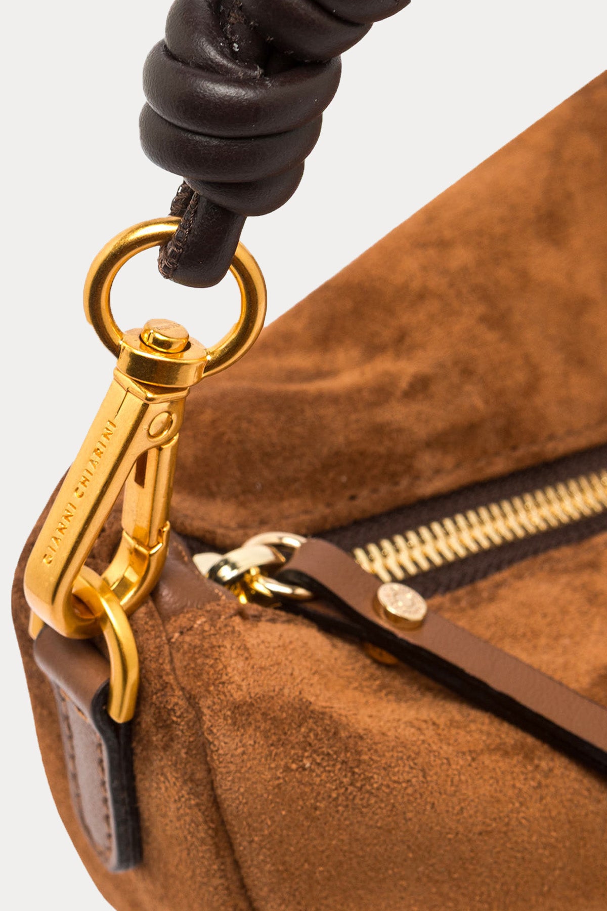 Gianni Chiarini Cleo Süet Omuz Çantası