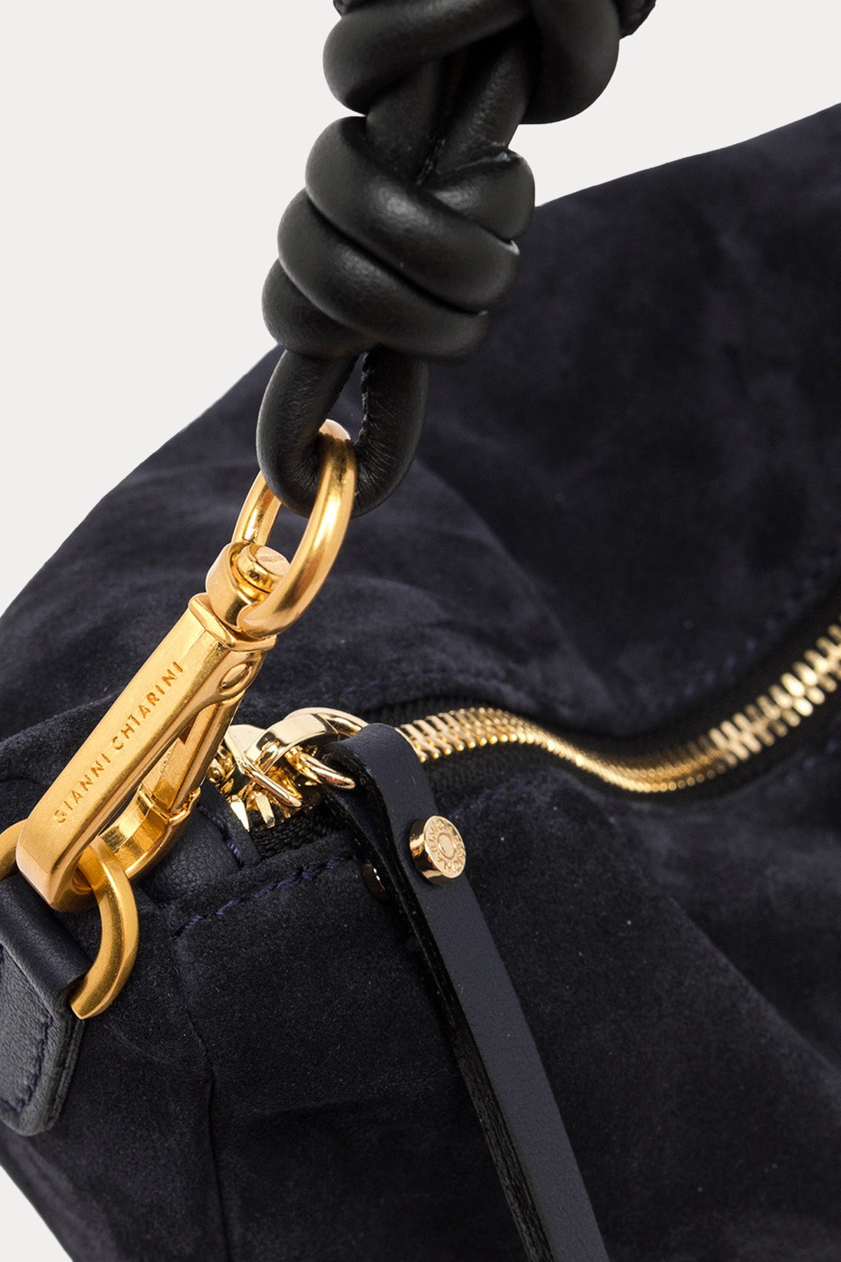 Gianni Chiarini Cleo Süet Omuz Çantası