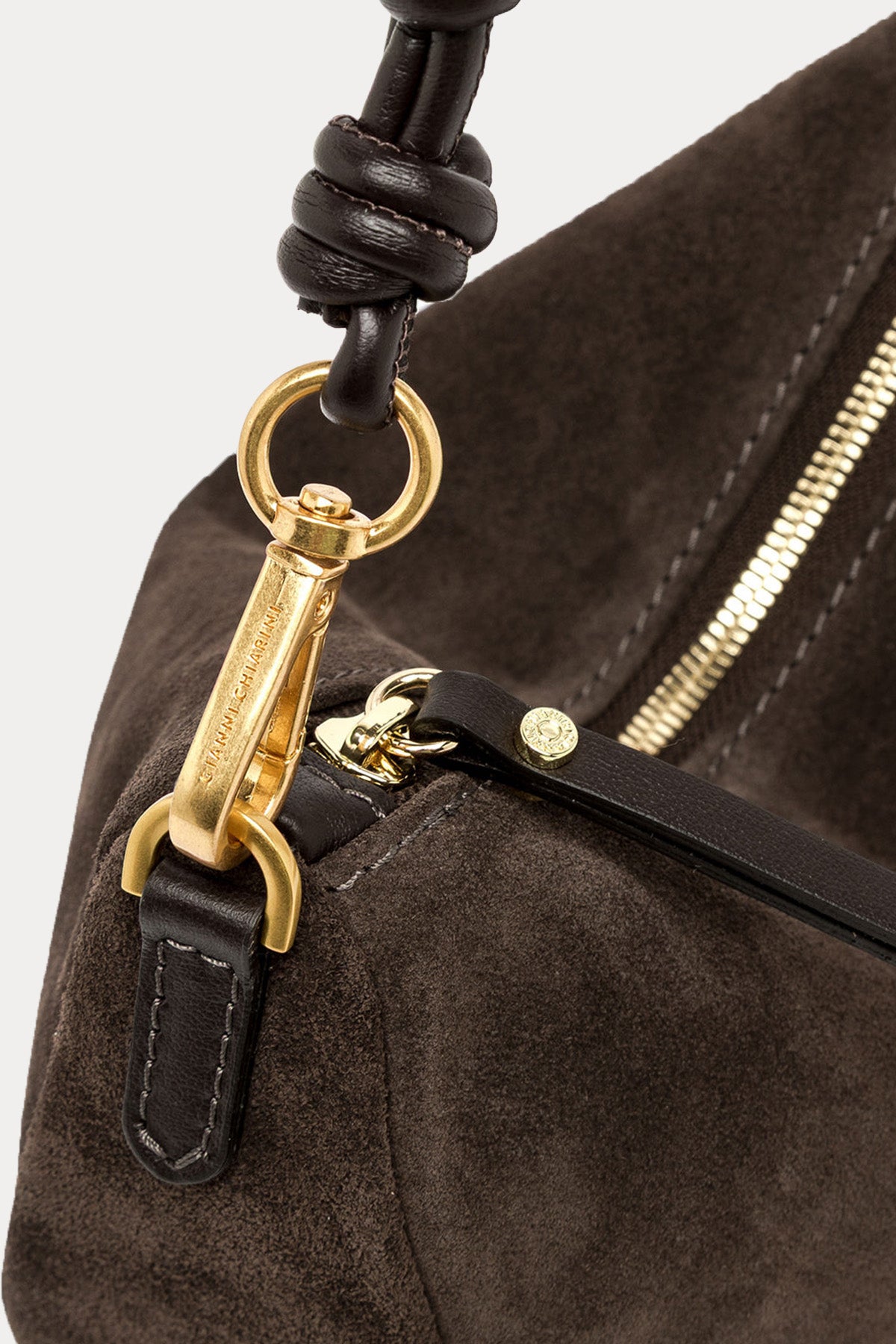 Gianni Chiarini Cleo Süet Omuz Çantası