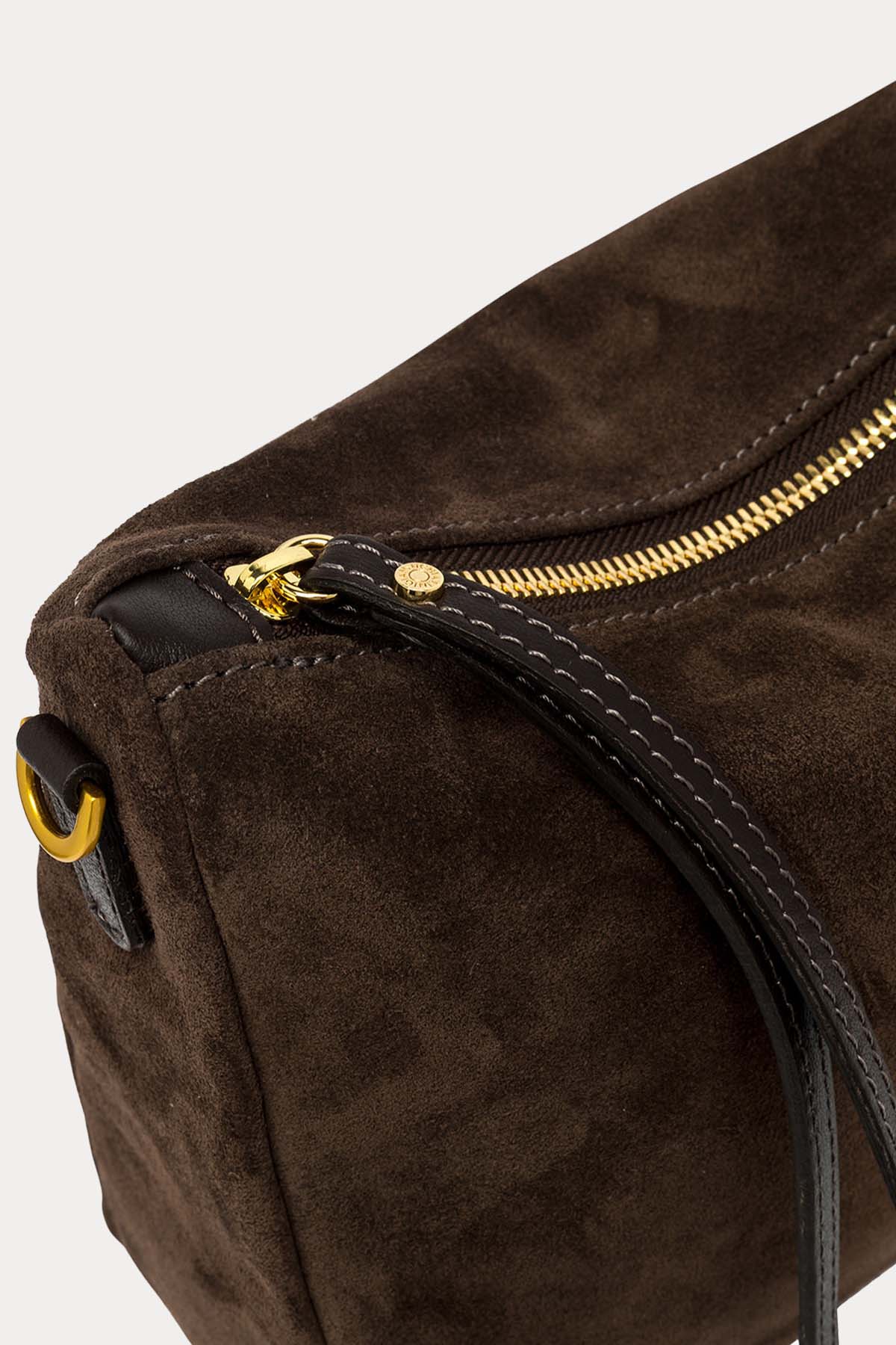 Gianni Chiarini Nora Pouch Süet Clutch Çanta
