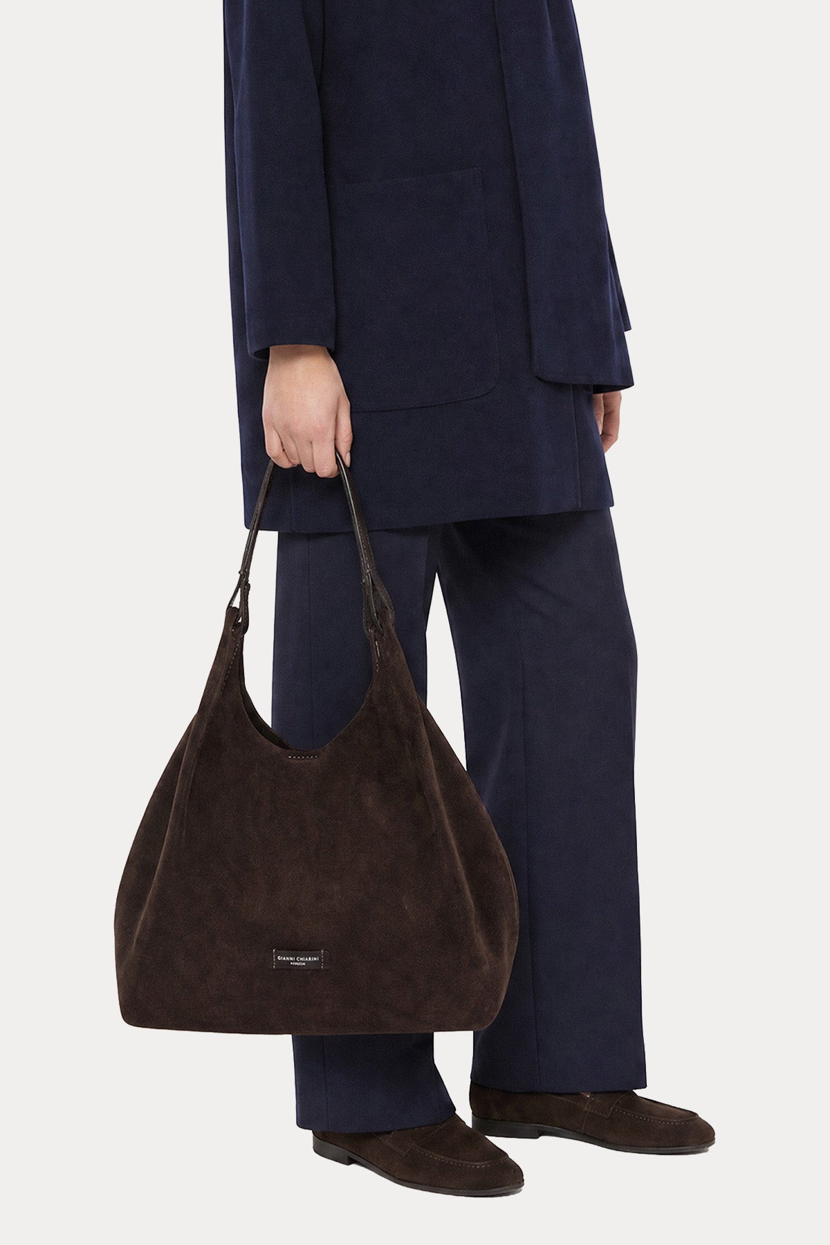 Gianni Chiarini Dua Süet Omuz Çantası