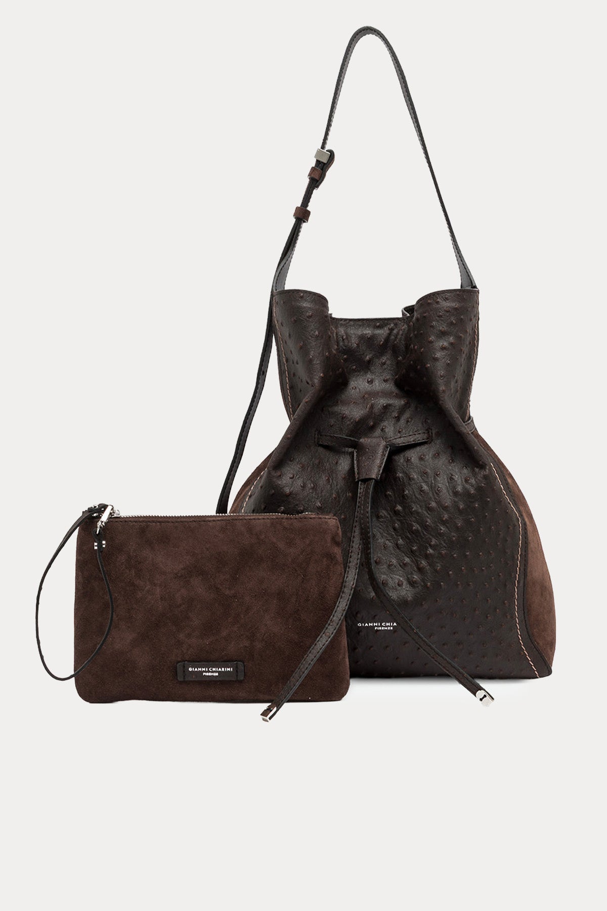 Gianni Chiarini Sienna Süet Deri Çanta