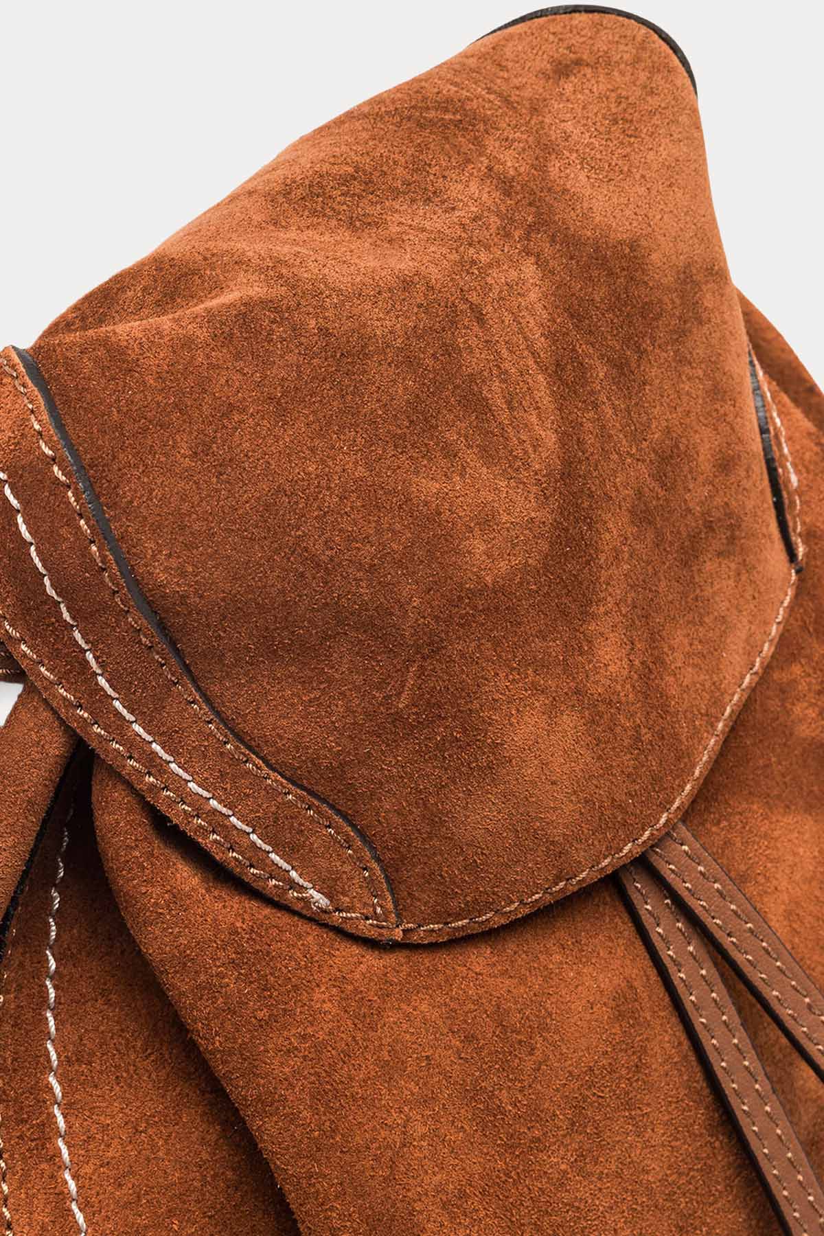 Gianni Chiarini Violette Süet Sırt Çantası