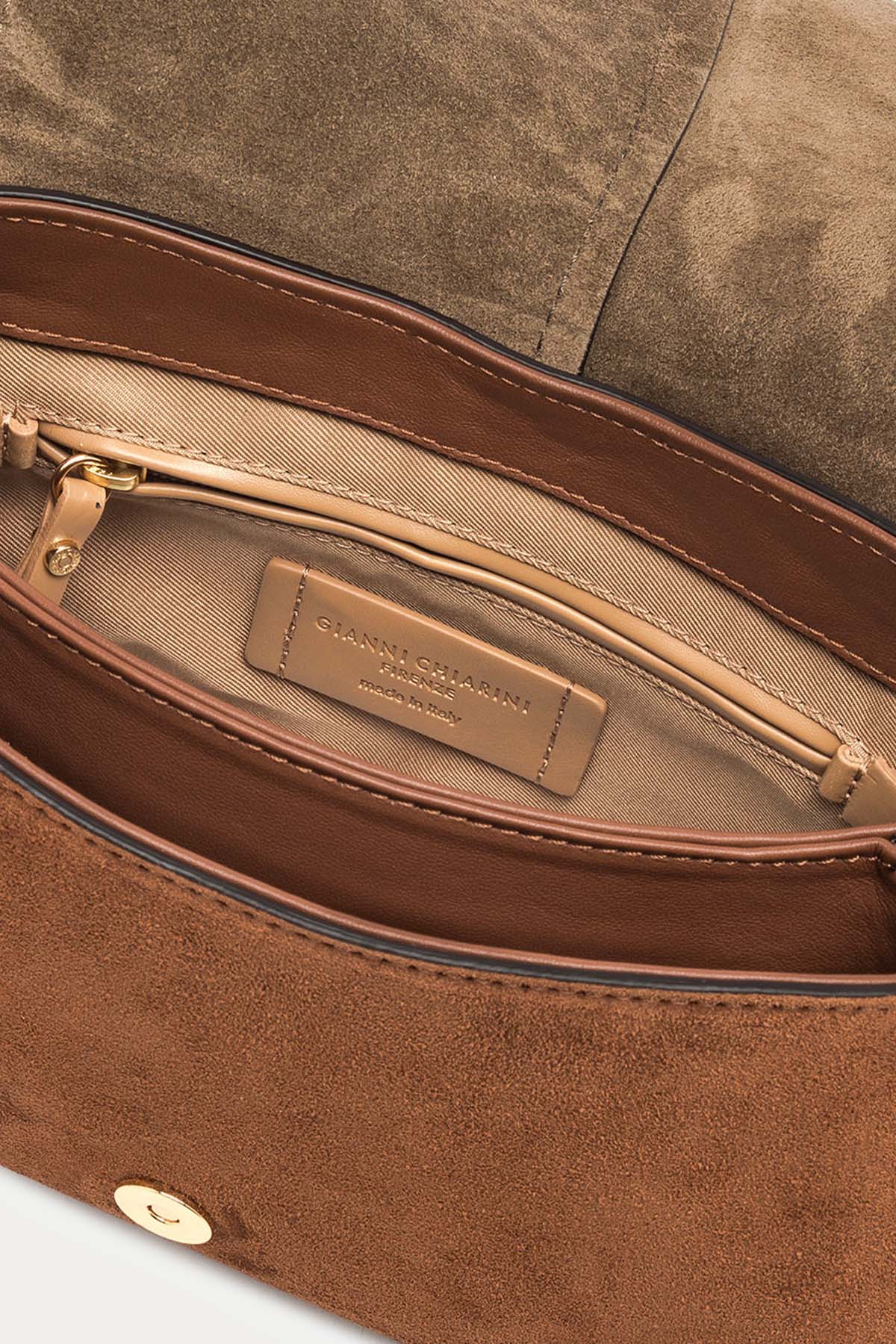 Gianni Chiarini Fanny Süet Omuz Çantası