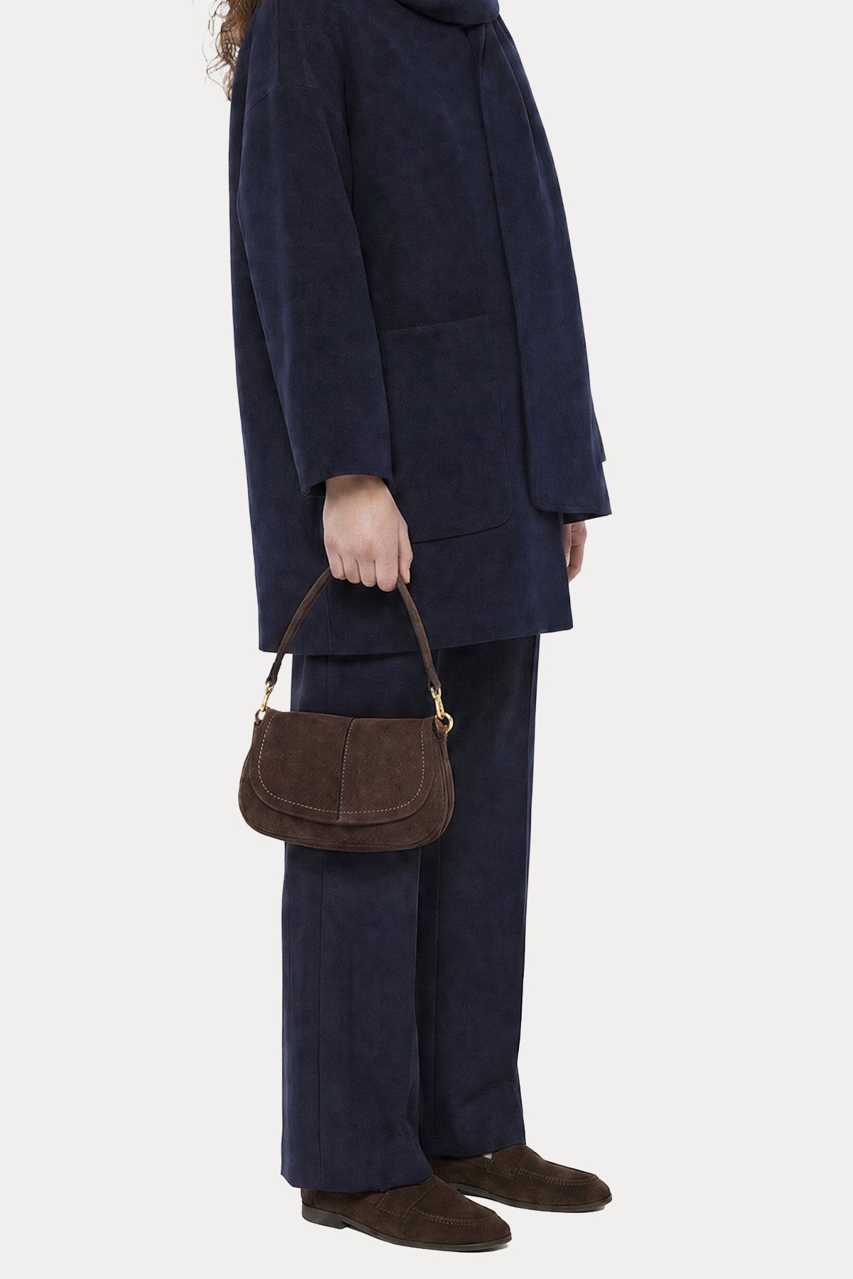 Gianni Chiarini Fanny Süet Omuz Çantası