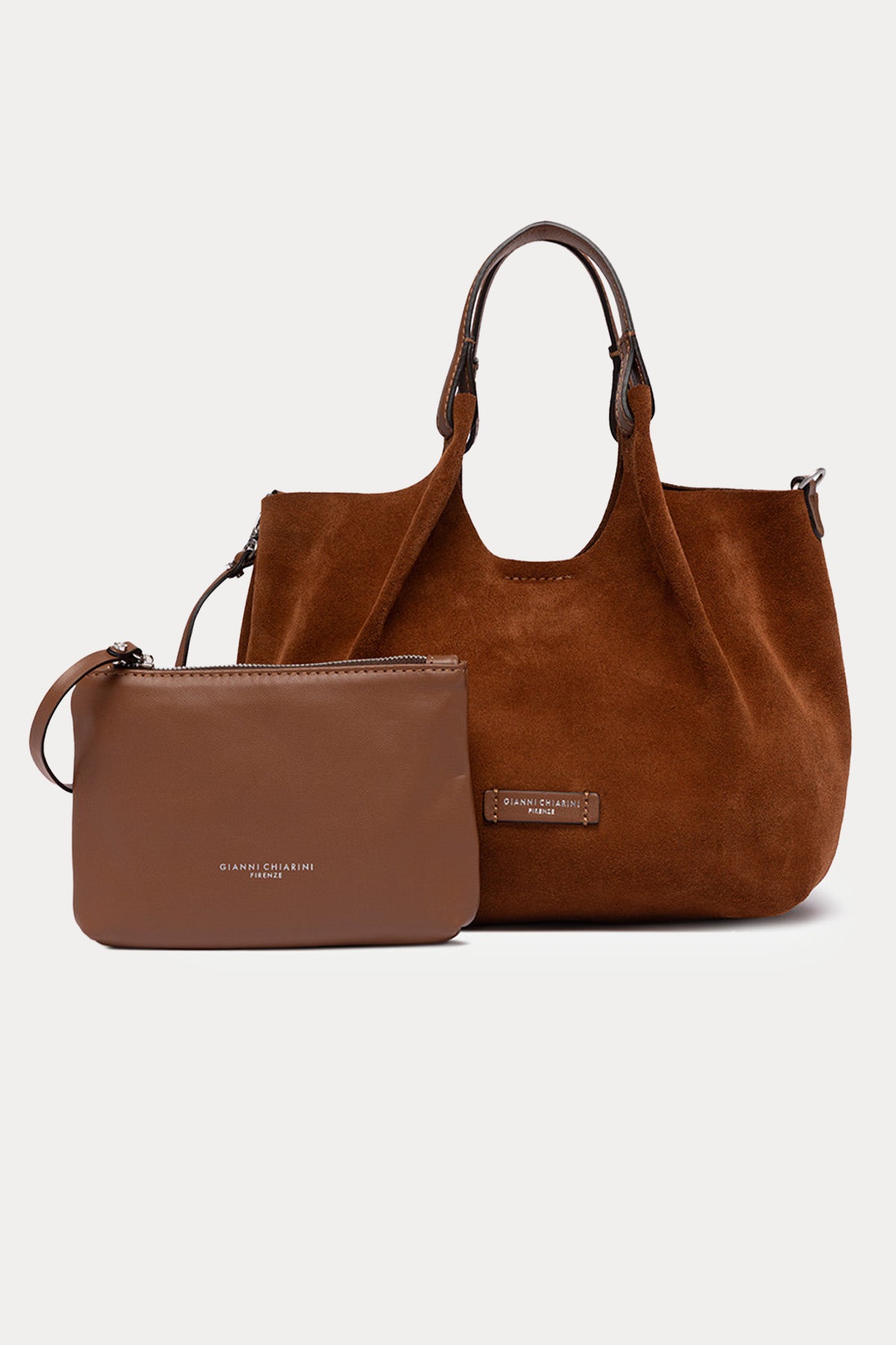 Gianni Chiarini Dua Süet Omuz Çantası