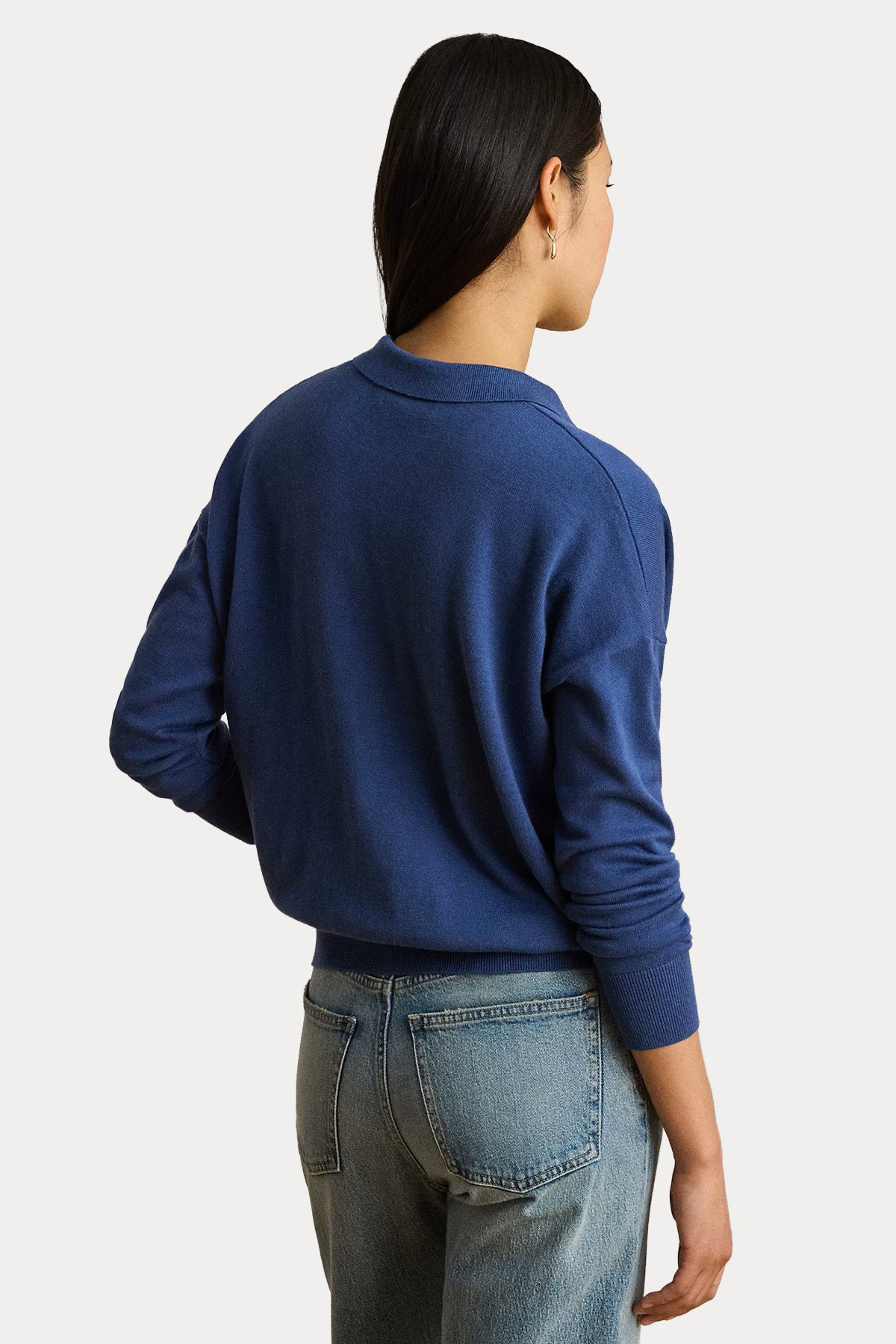 Polo Ralph Lauren Comfort Fit Polo V Yaka İnce Örgü Triko