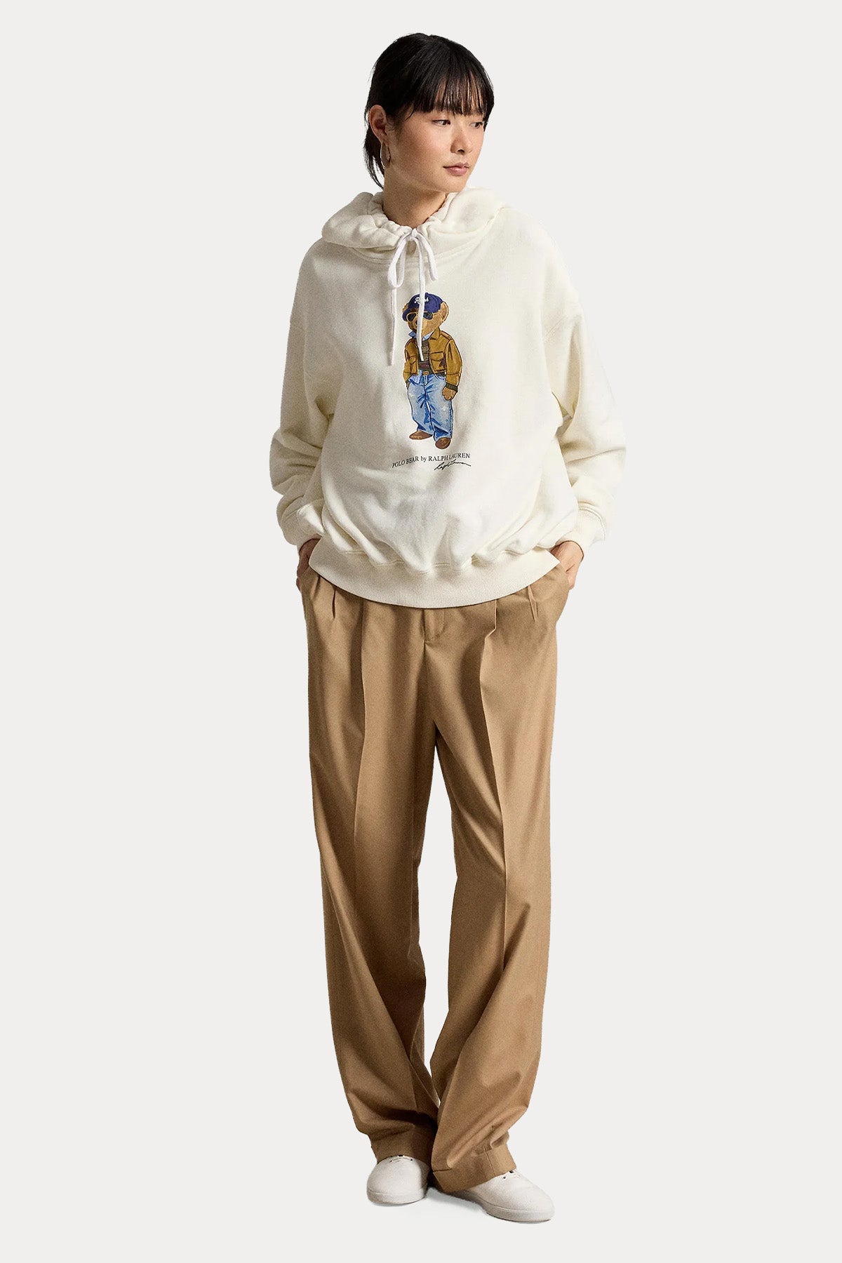 Polo Ralph Lauren Relaxed Fit Polo Bear Kapüşonlu Sweatshirt