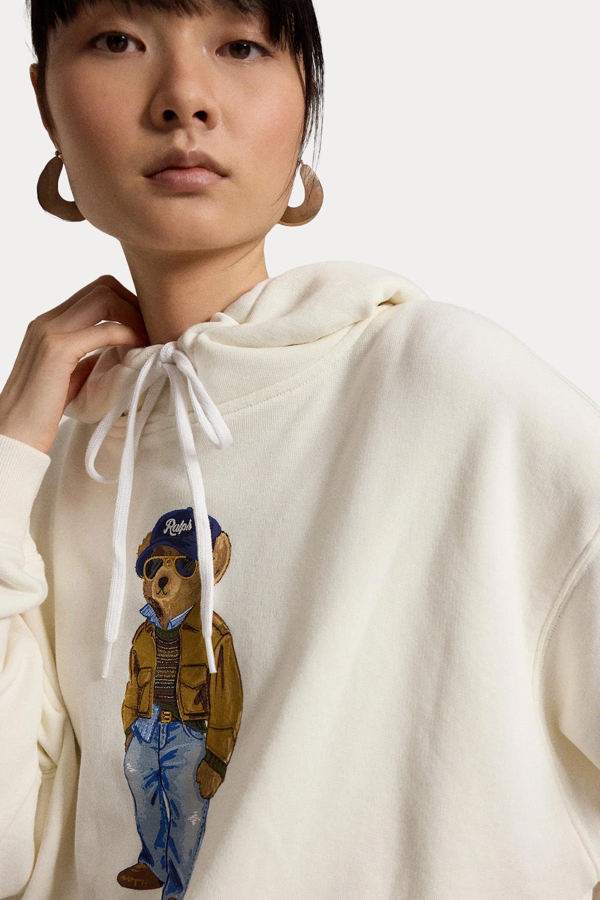 Polo Ralph Lauren Relaxed Fit Polo Bear Kapüşonlu Sweatshirt