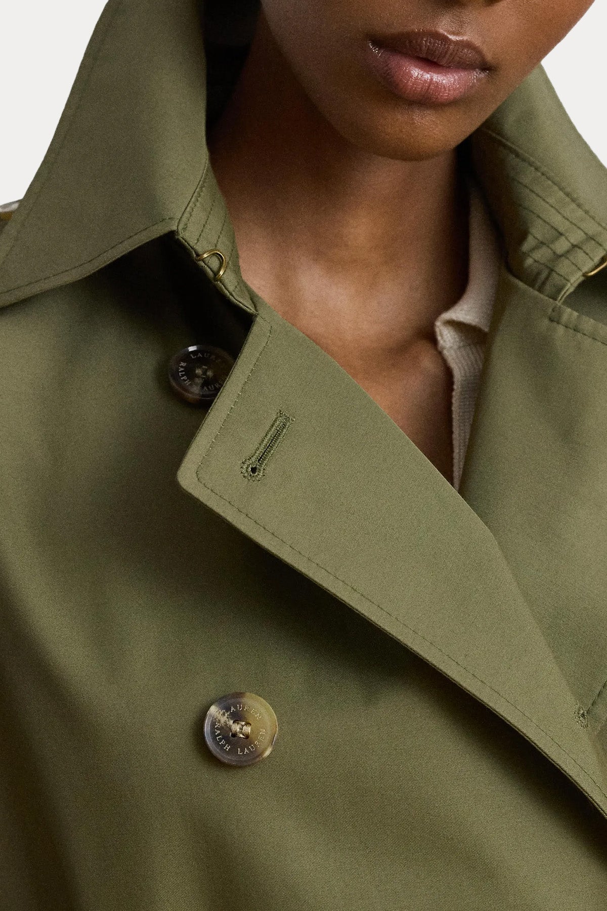 Polo Ralph Lauren Kruvaze Kemerli Trençkot