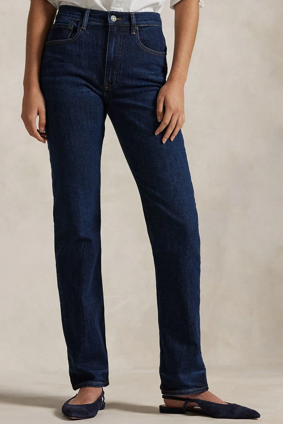 Polo Ralph Lauren Straight Fit Yıkamalı Jeans