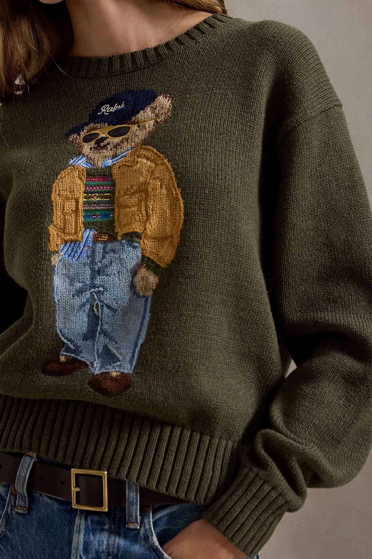 Polo Ralph Lauren Relaxed Fit Polo Bear Örgü Triko