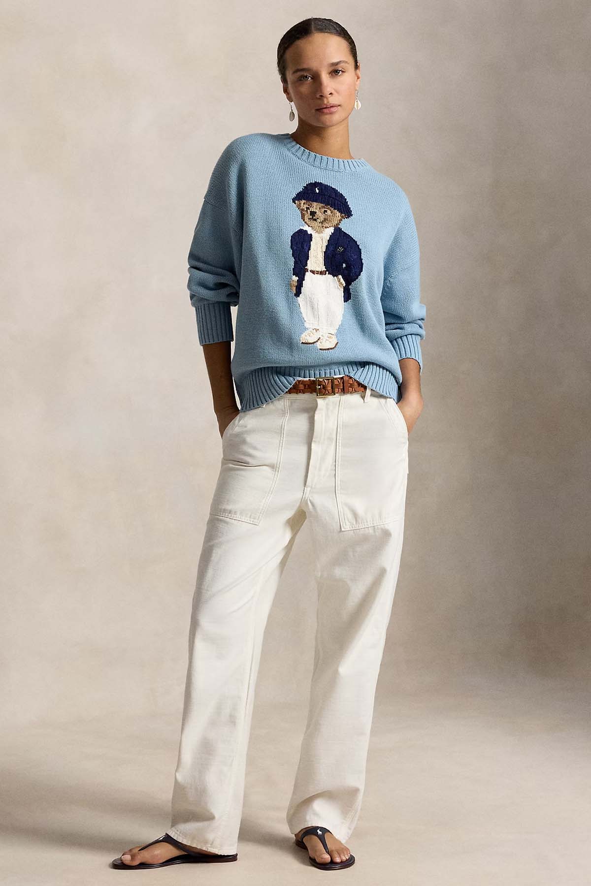 Polo Ralph Lauren Relaxed Fit Polo Bear Örgü Triko