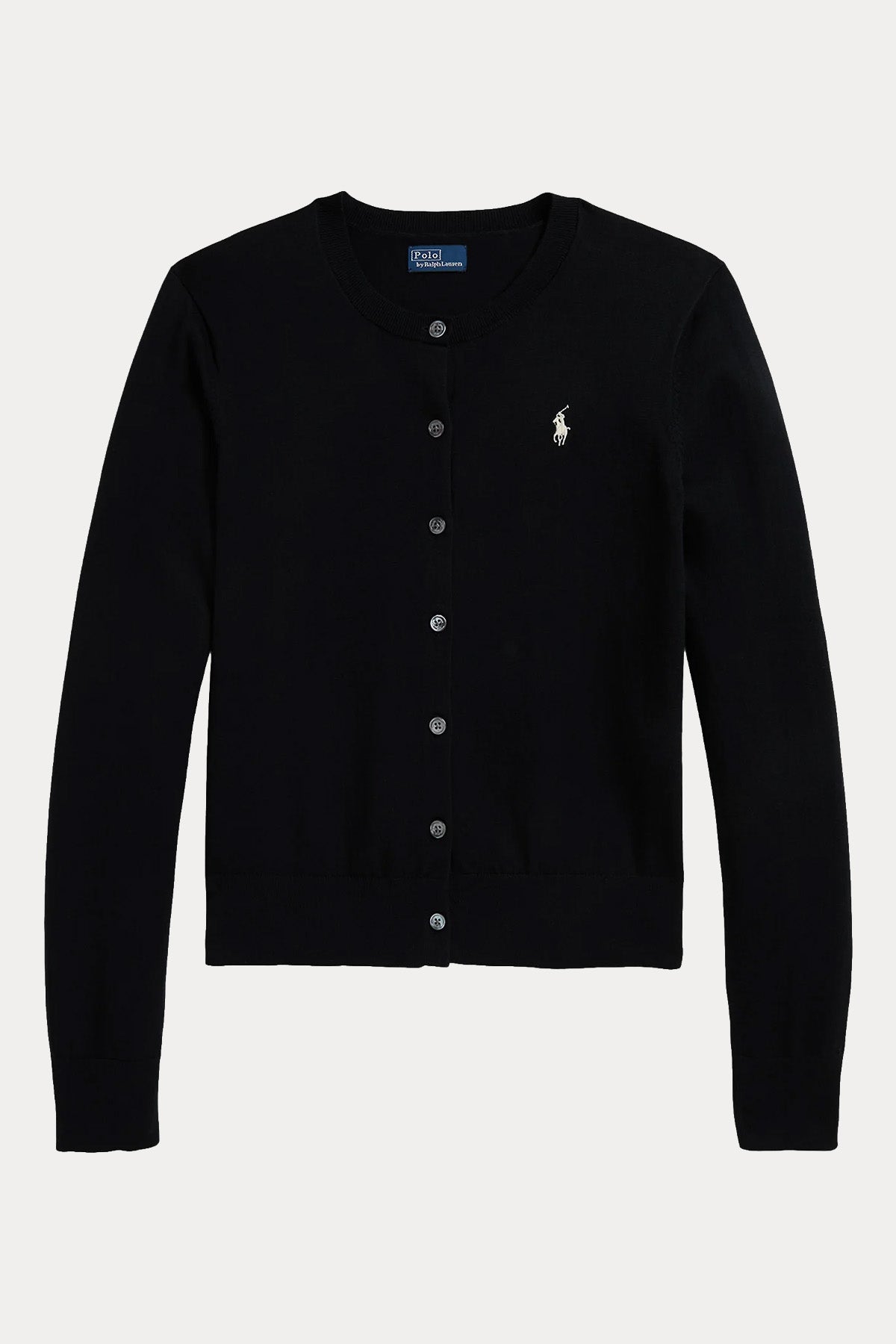 Polo Ralph Lauren Slim Fit Yuvarlak Yaka İnce Örgü Triko Ceket