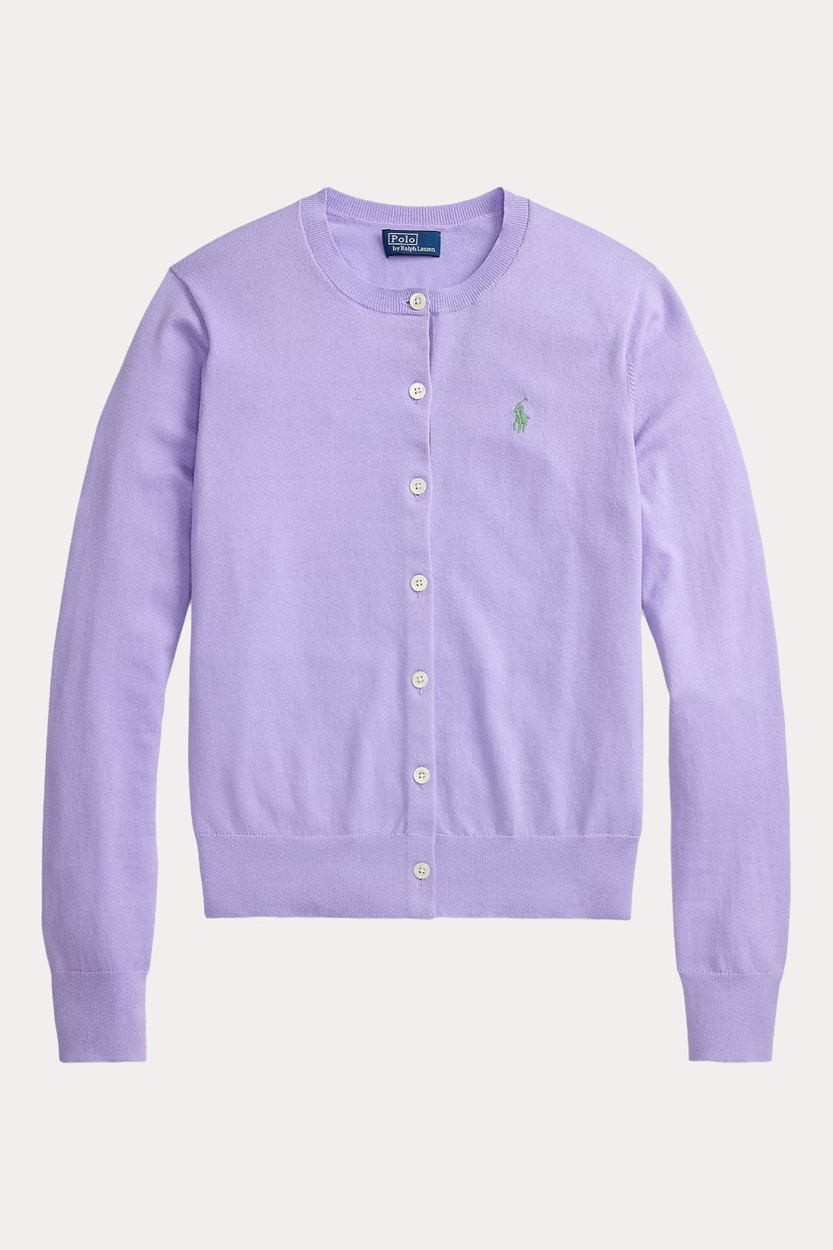 Polo Ralph Lauren Slim Fit Yuvarlak Yaka İnce Örgü Triko Ceket