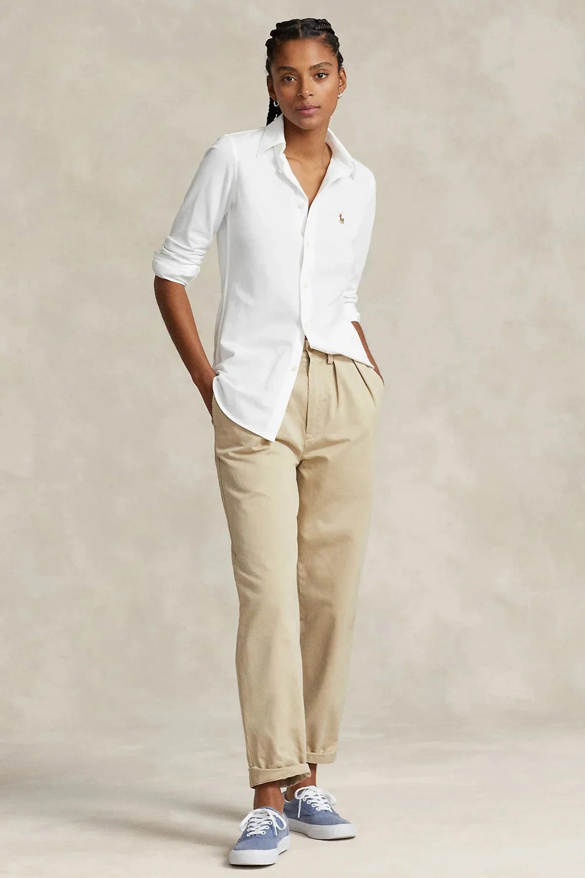 Polo Ralph Lauren Custom Fit Knit Oxford Gömlek