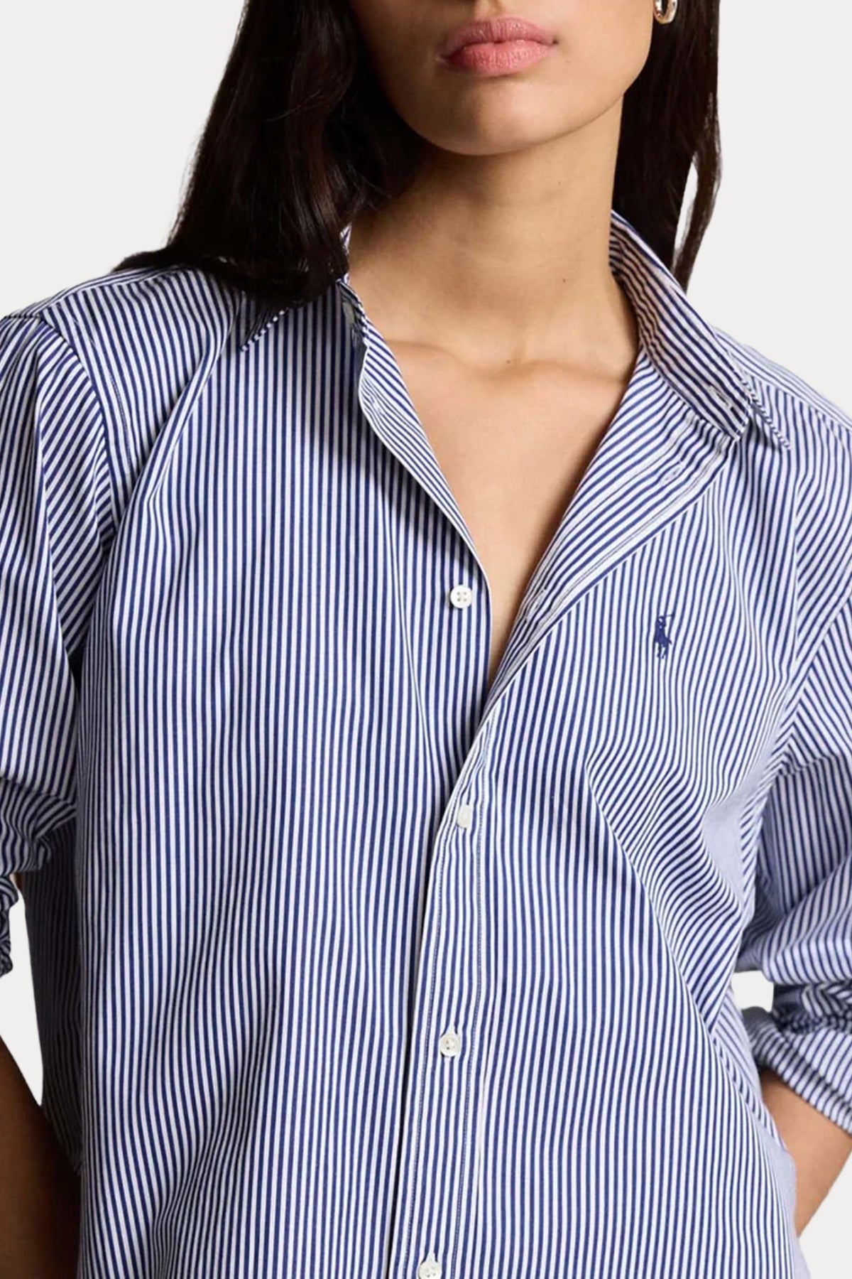 Polo Ralph Lauren Geniş Kesim Çizgili Gömlek