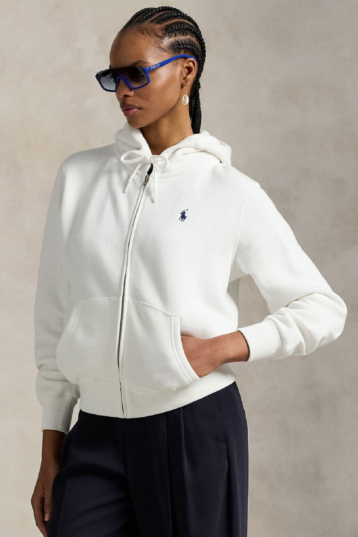 Polo Ralph Lauren Şardonlu Kapüşonlu Sweatshirt Ceket