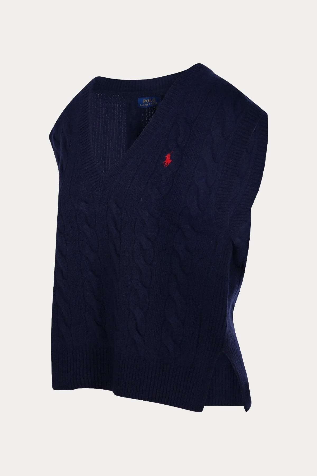 Polo Ralph Lauren Relaxed Fit Saç Örgü Kaşmir Yün Triko