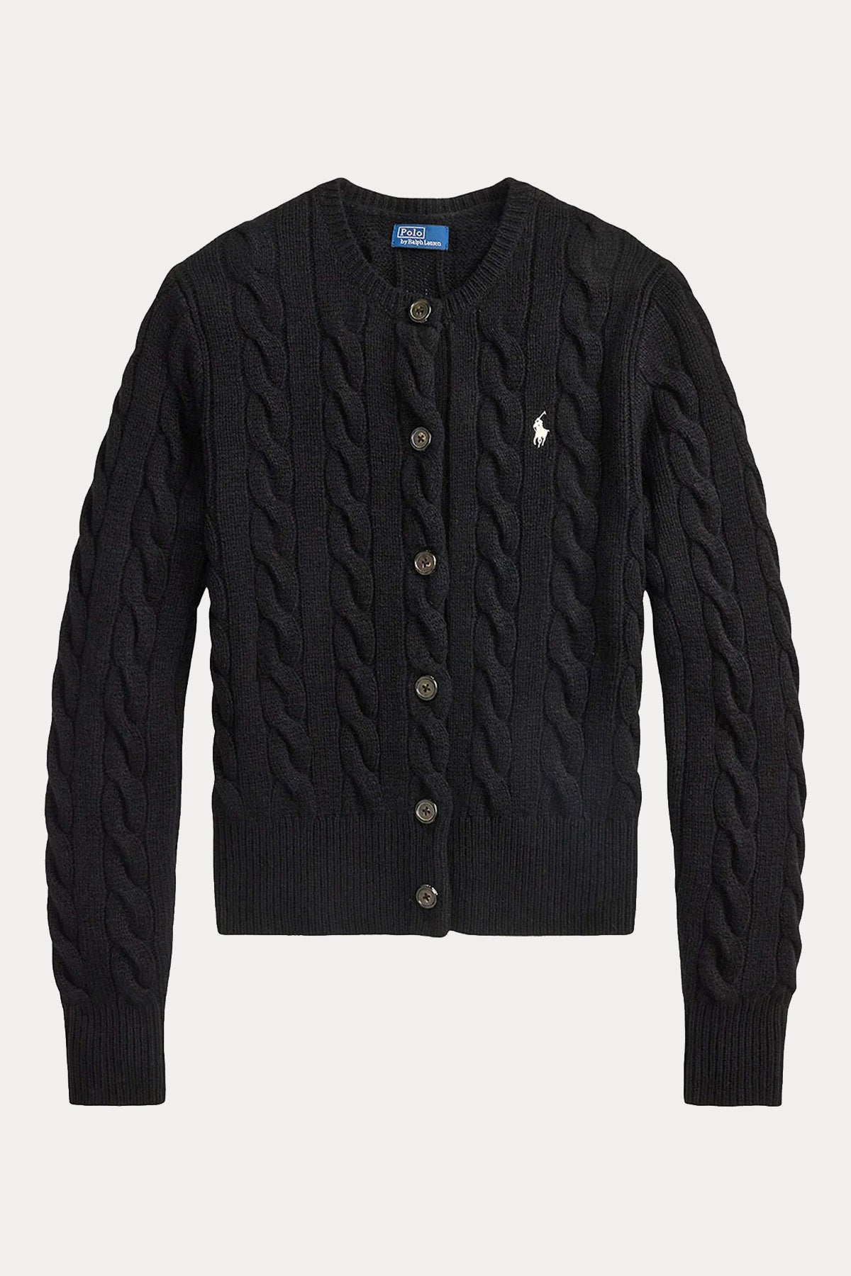 Polo Ralph Lauren Slim Fit Saç Örgü Kaşmir Yün Triko Ceket