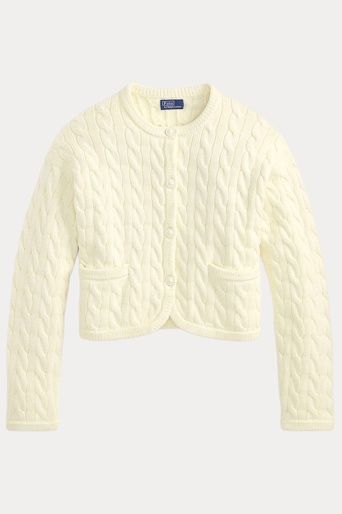 Polo Ralph Lauren Custom Fit Saç Örgü Triko Ceket