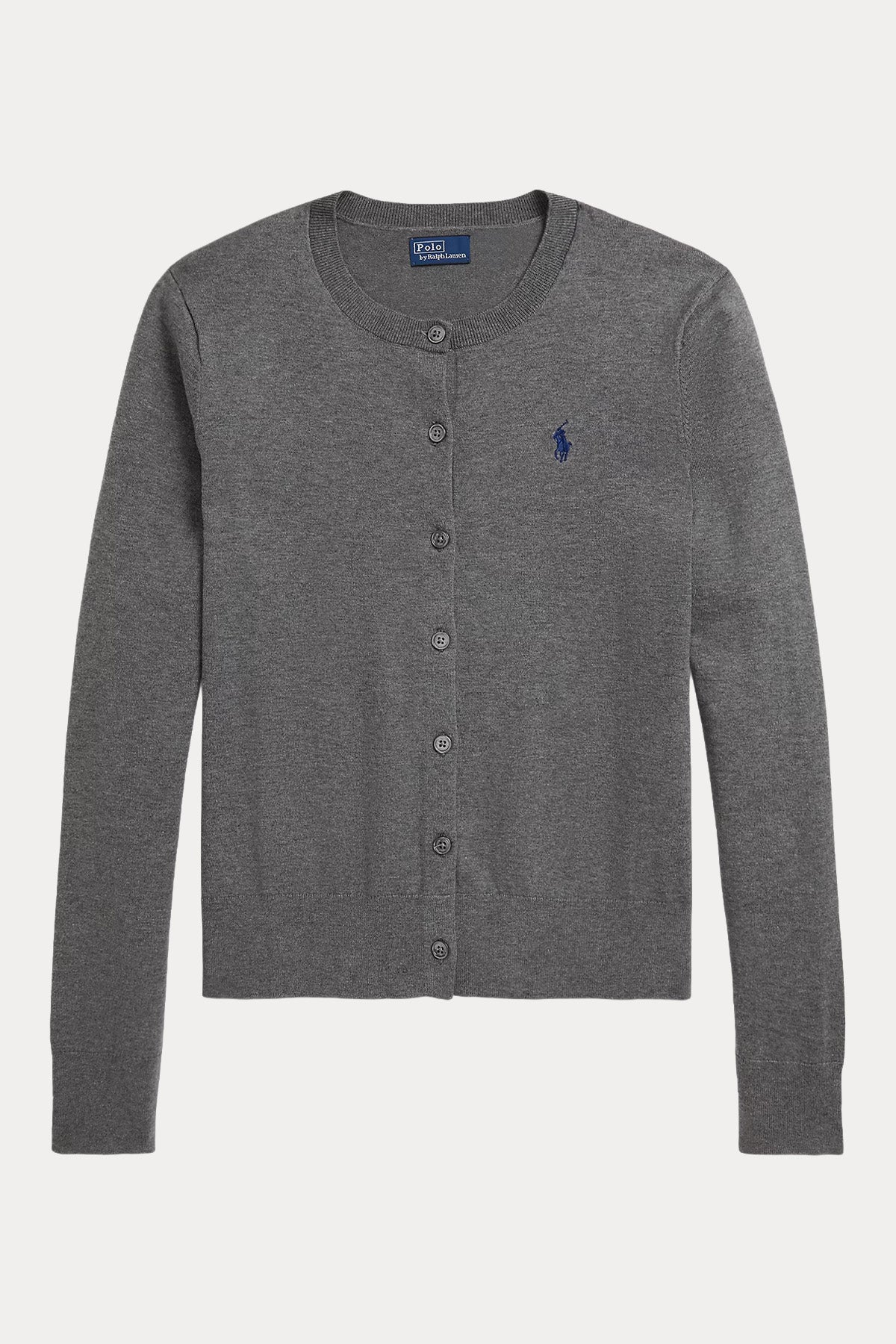 Polo Ralph Lauren Slim Fit Yuvarlak Yaka İnce Örgü Triko Ceket
