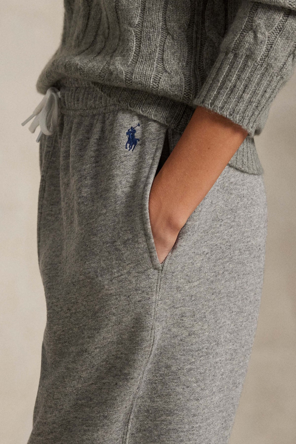 Polo Ralph Lauren Beli Lastikli Şardonlu Eşofman Altı