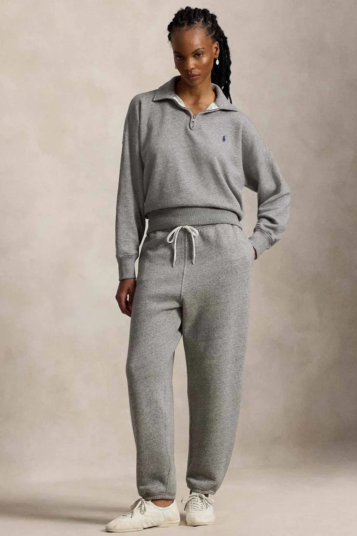 Polo Ralph Lauren Relaxed Fit Fermuarlı Polo Yaka Sweatshirt