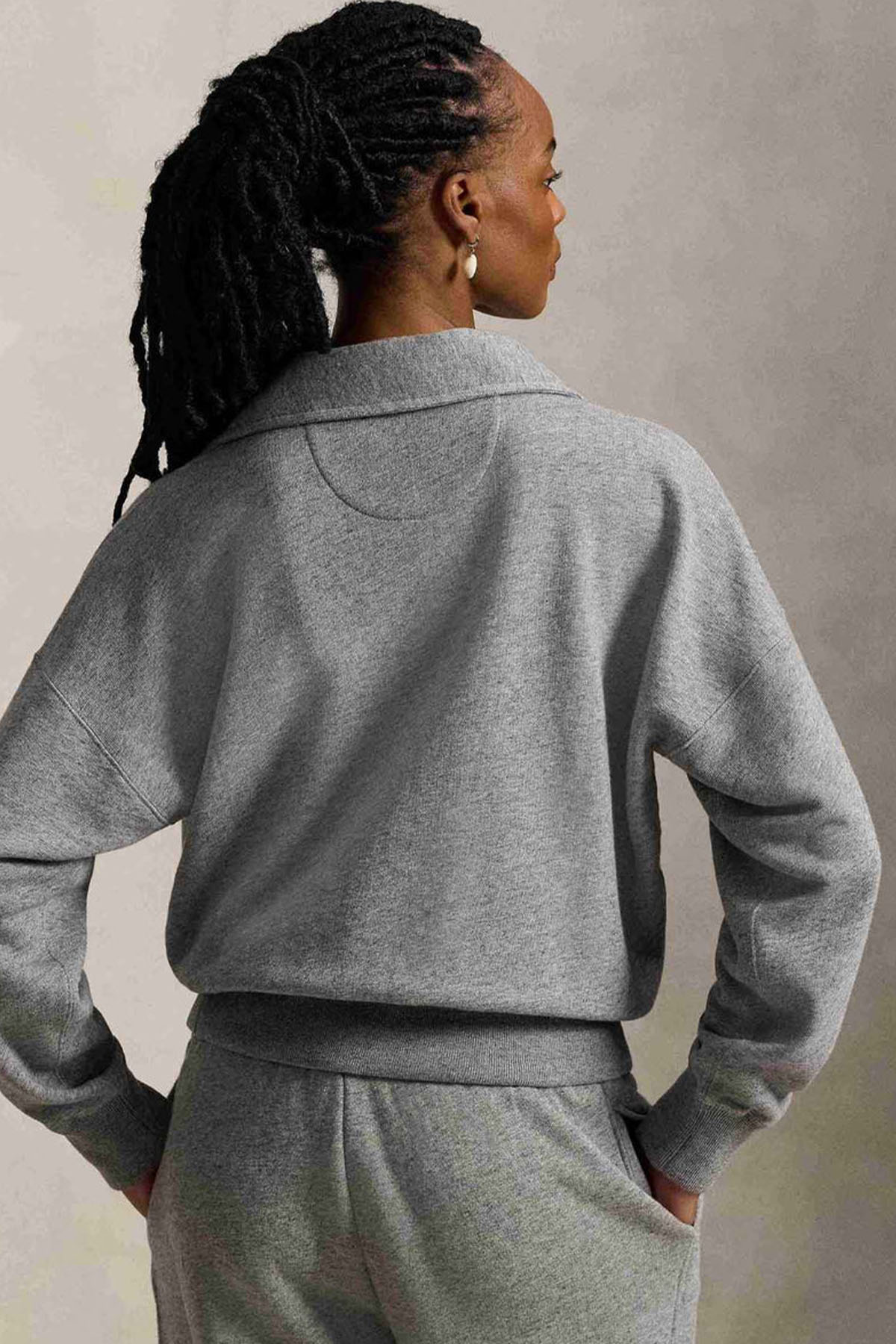Polo Ralph Lauren Relaxed Fit Fermuarlı Polo Yaka Sweatshirt