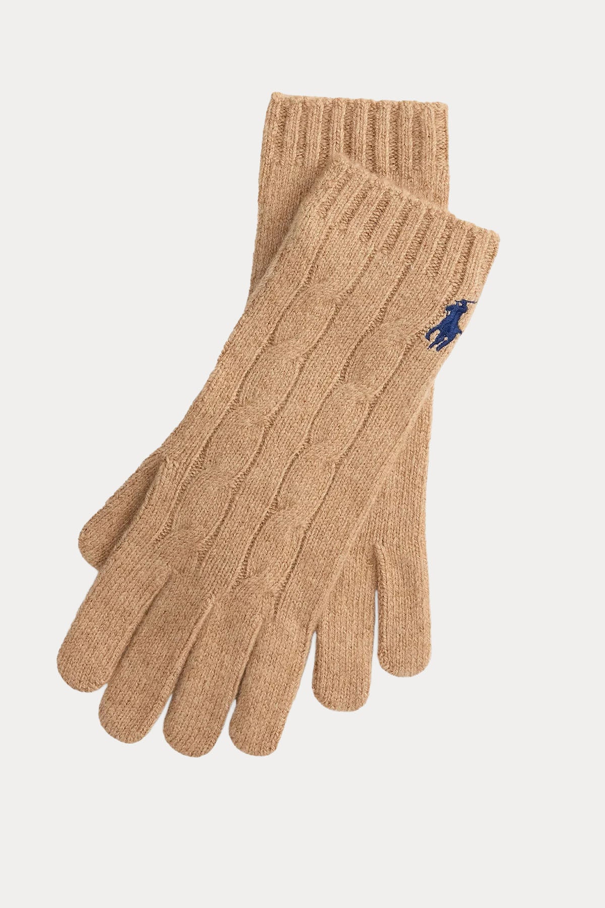 Polo Ralph Lauren Saç Örgü Kaşmir Yün Eldiven