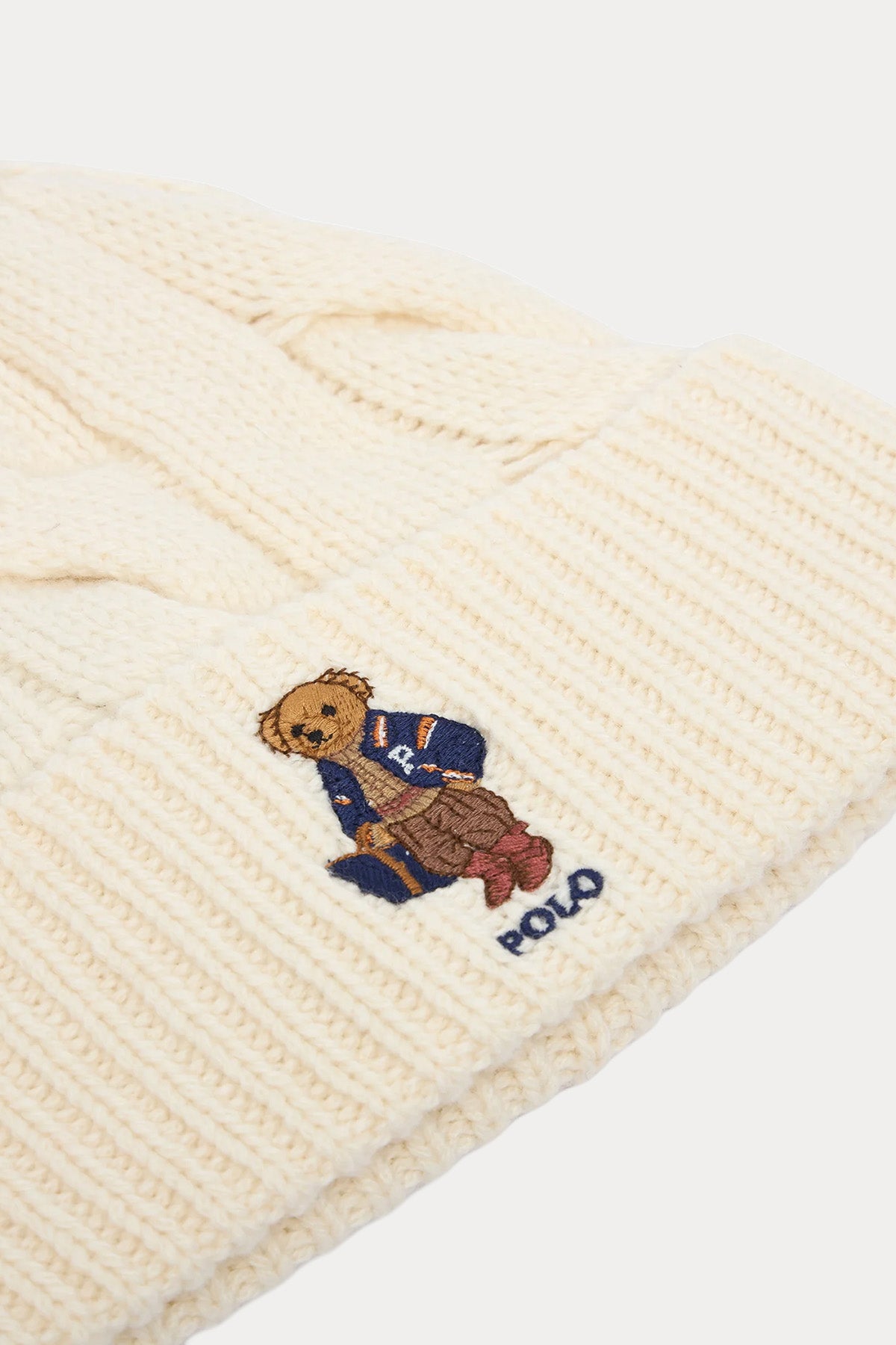 Polo Ralph Lauren Polo Bear Saç Örgü Yün Bere