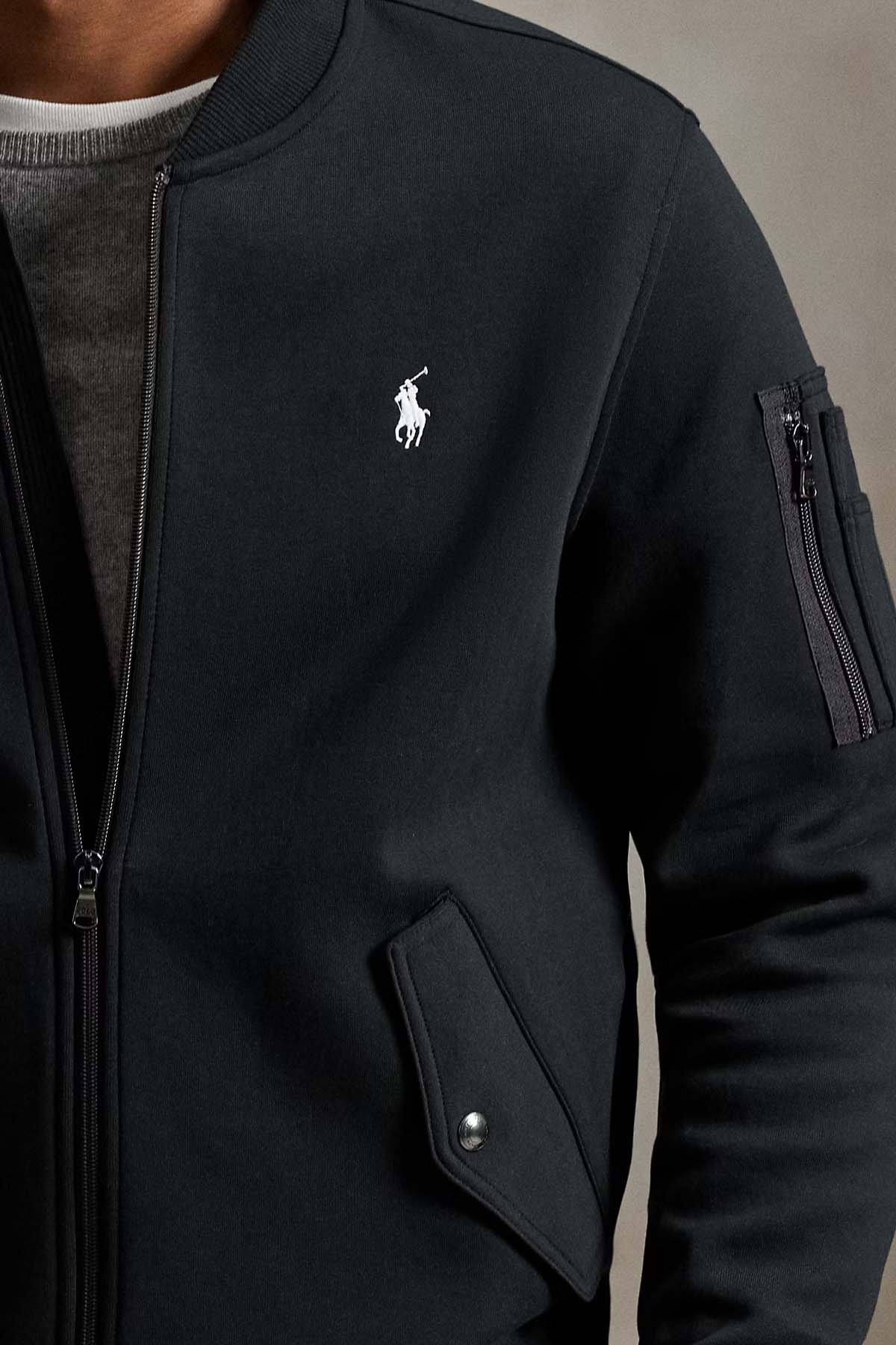 Polo Ralph Lauren Custom Fit Pilot Yaka Sweatshirt Ceket