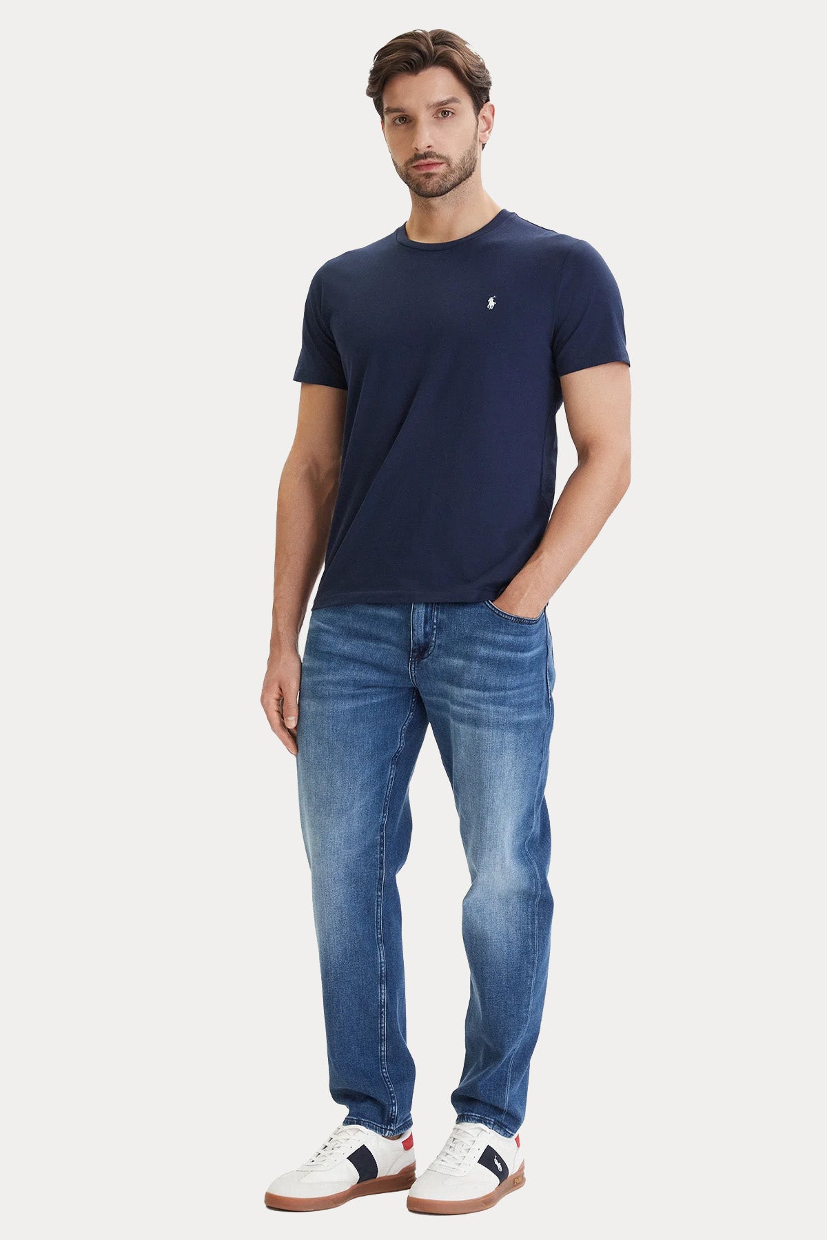 Polo Ralph Lauren Yuvarlak Yaka Logolu T-shirt